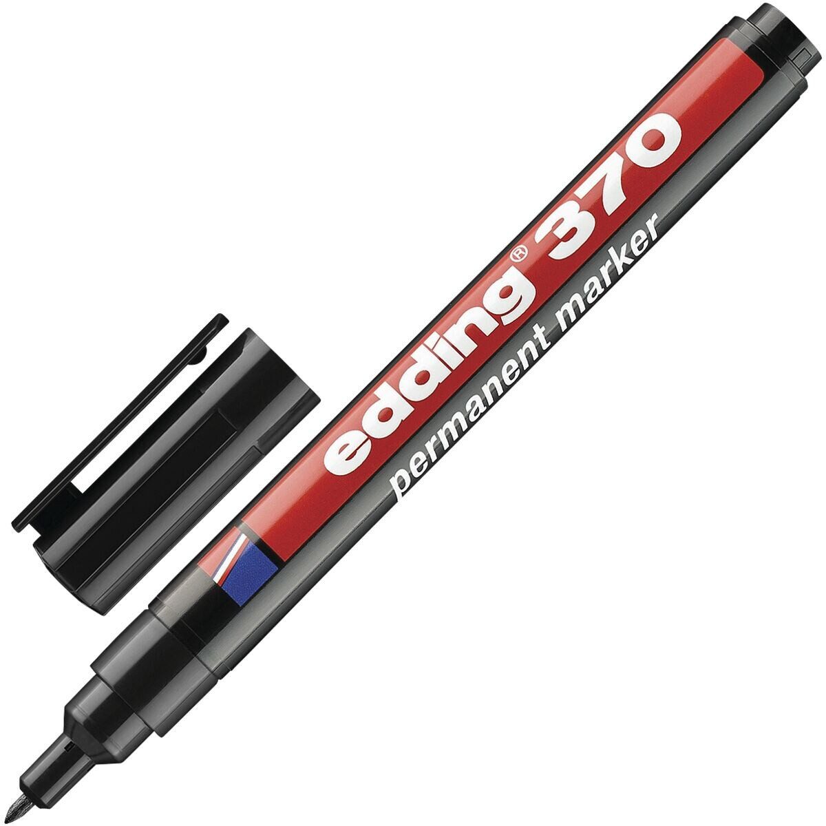 edding Permanentmarker 370, (1-tlg), für feine Beschriftungen
