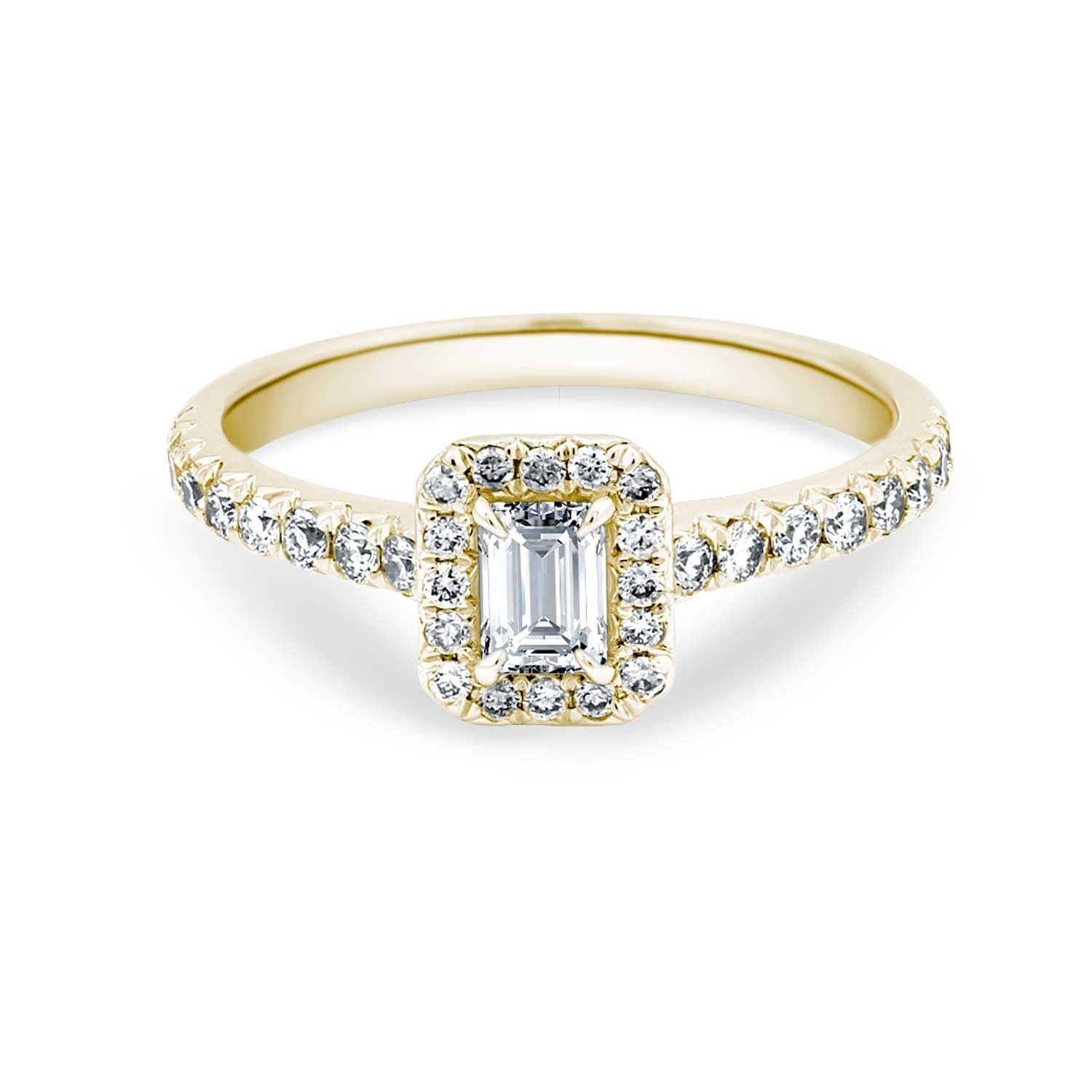 Diamantring • 750/- Gold "AE28" 0,56 ct. Diamanten