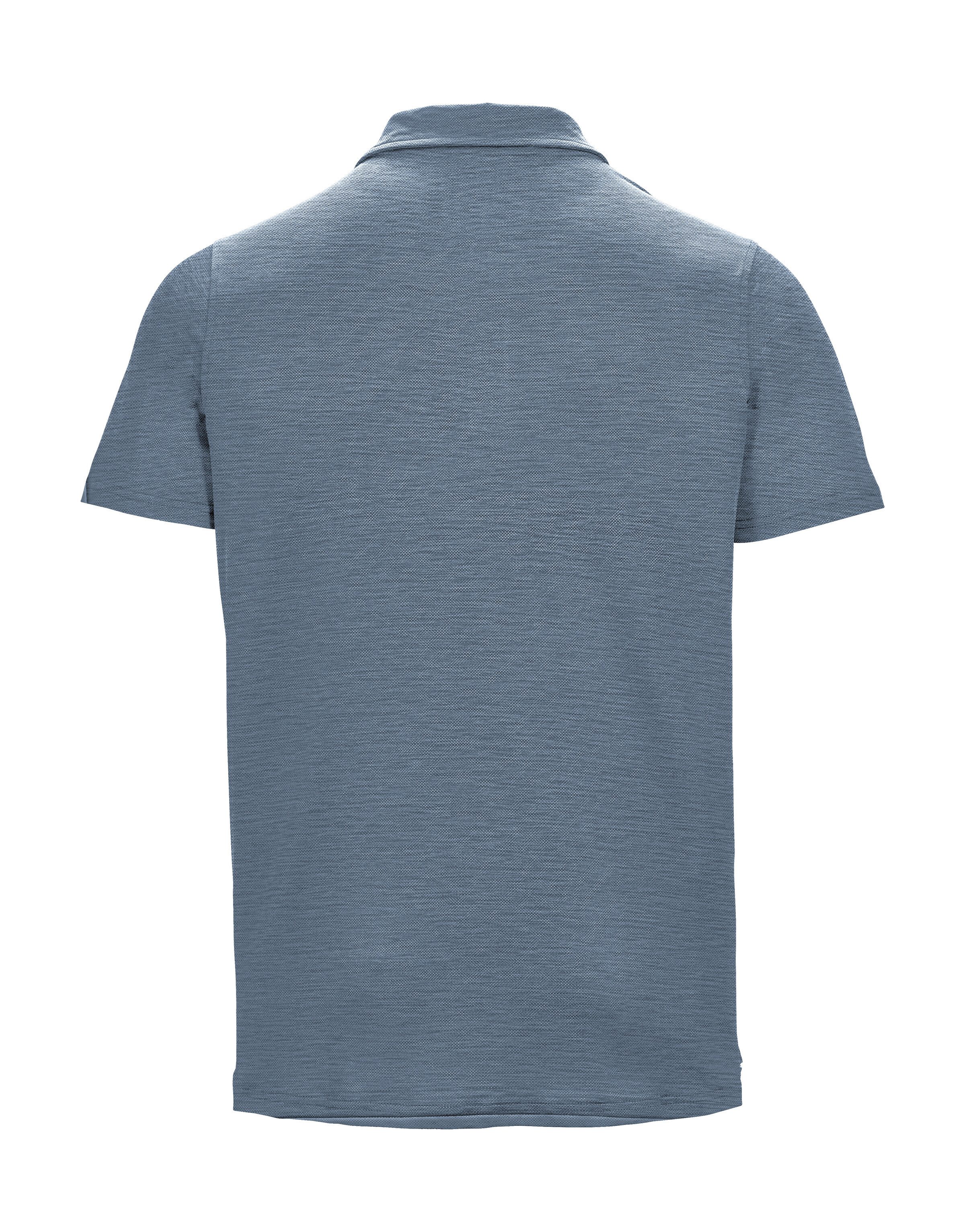 Killtec Poloshirt MN PL SHRT Feuchtigkeitstransportierendes, schnelltrocknendes Melange-Poloshirt