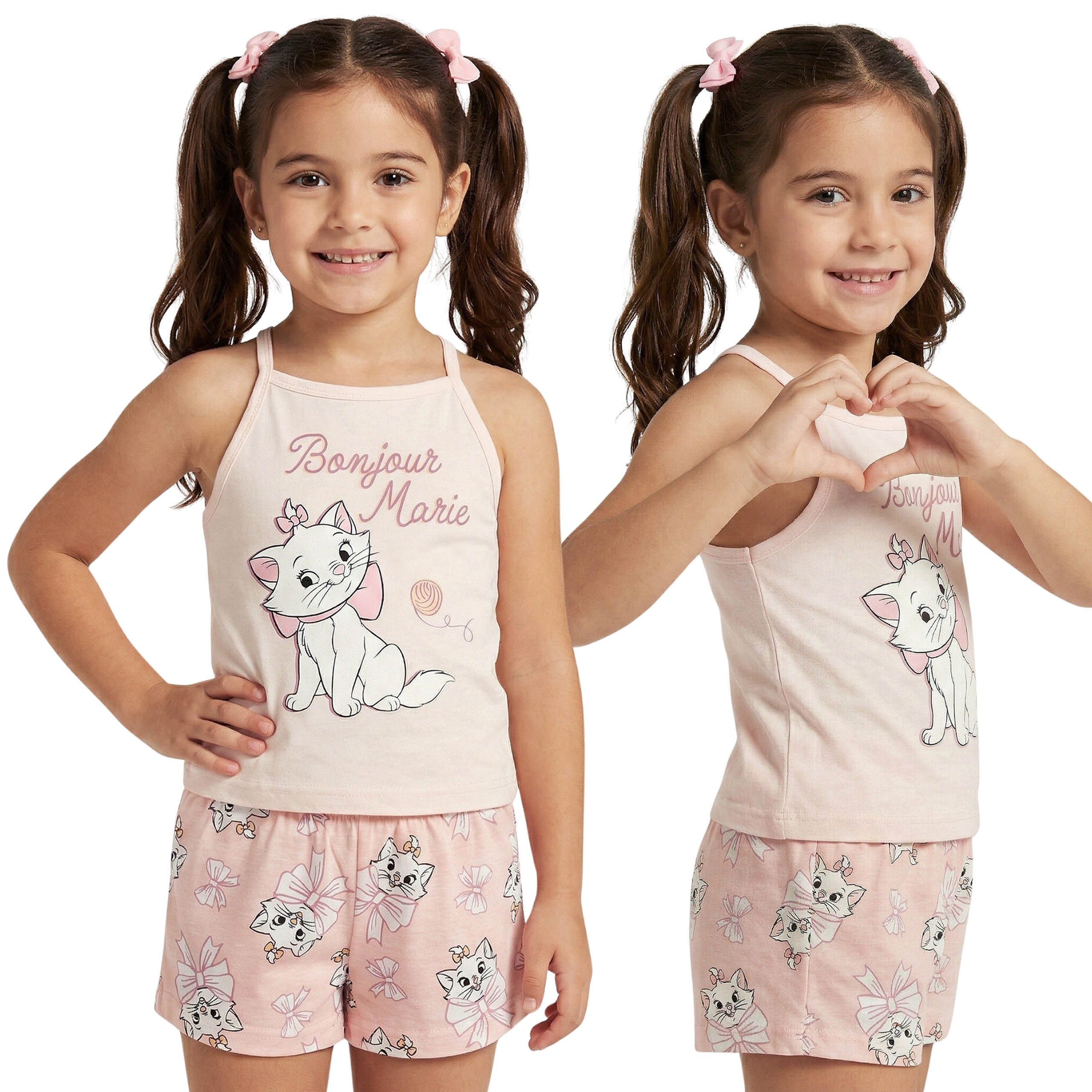 Aristocats Pyjama Aristocats Marie Mädchen Schlafanzug, 2-tlg, Baumwolle