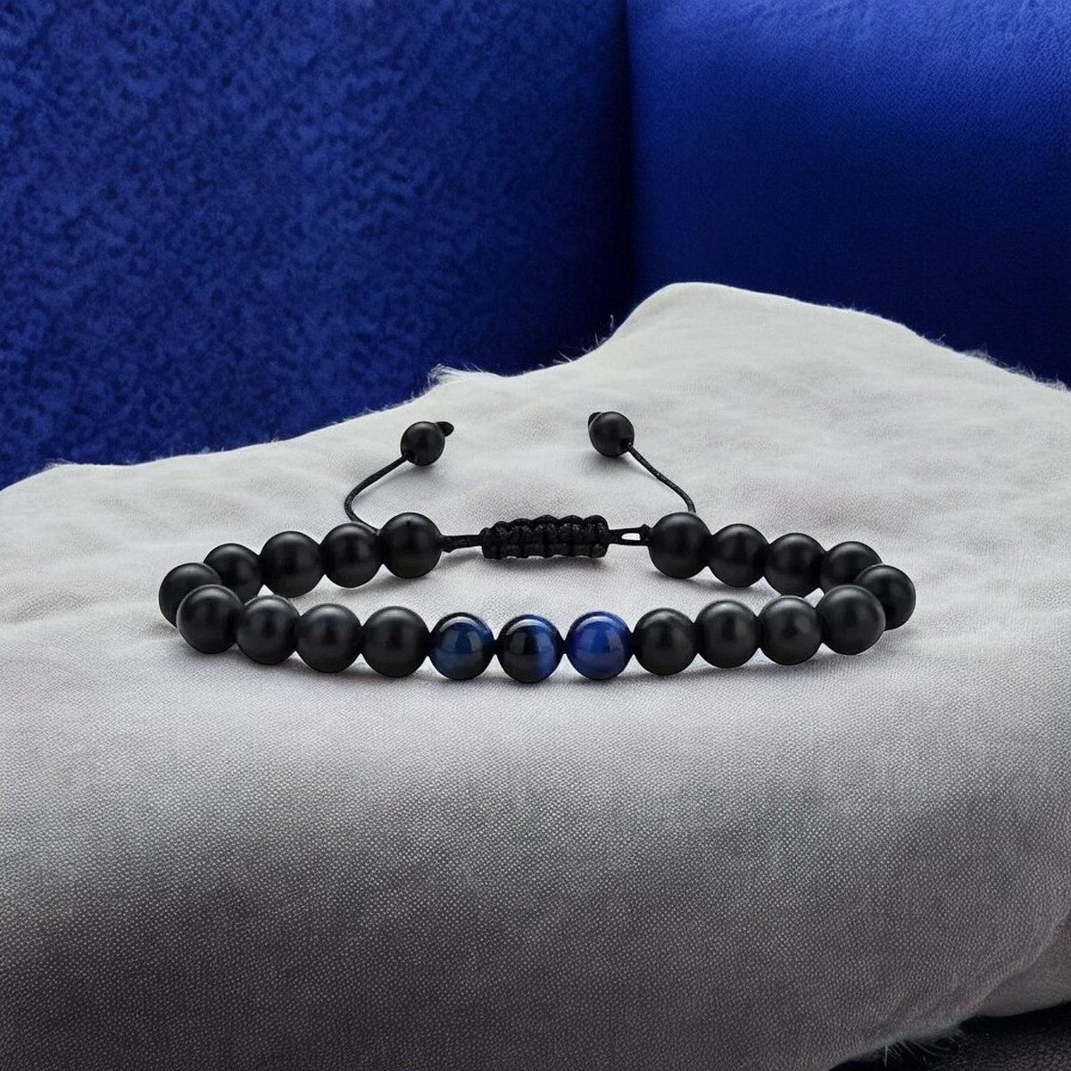 KARMA Perlenarmband Armband Naturstein ver. Farben günstig online kaufen