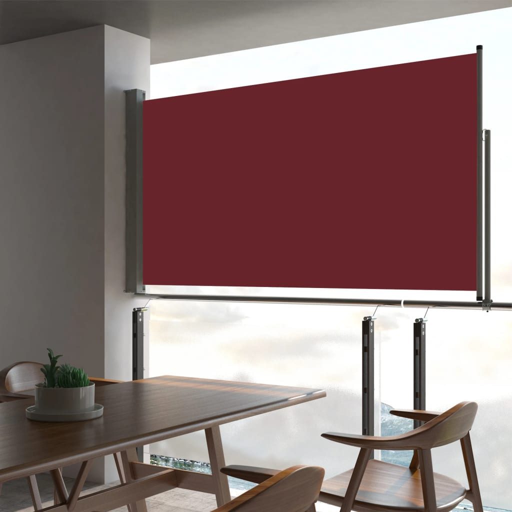 Thumbnail - vidaXL Seitenmarkise Ausziehbare Seitenmarkise 160x300 cm Rot