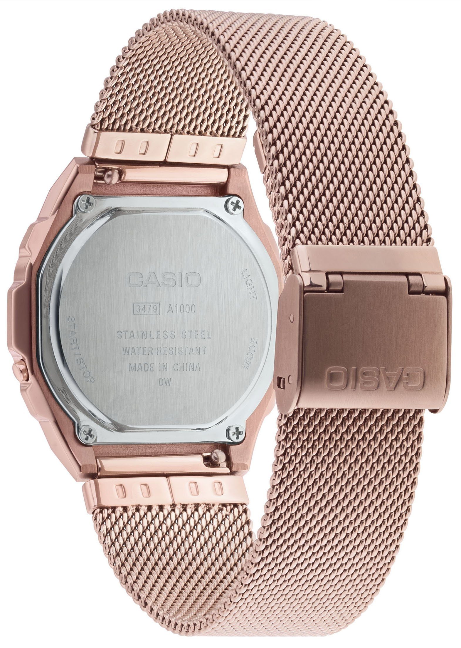 Damen Uhren CASIO VINTAGE Chronograph A1000MCG-9EF