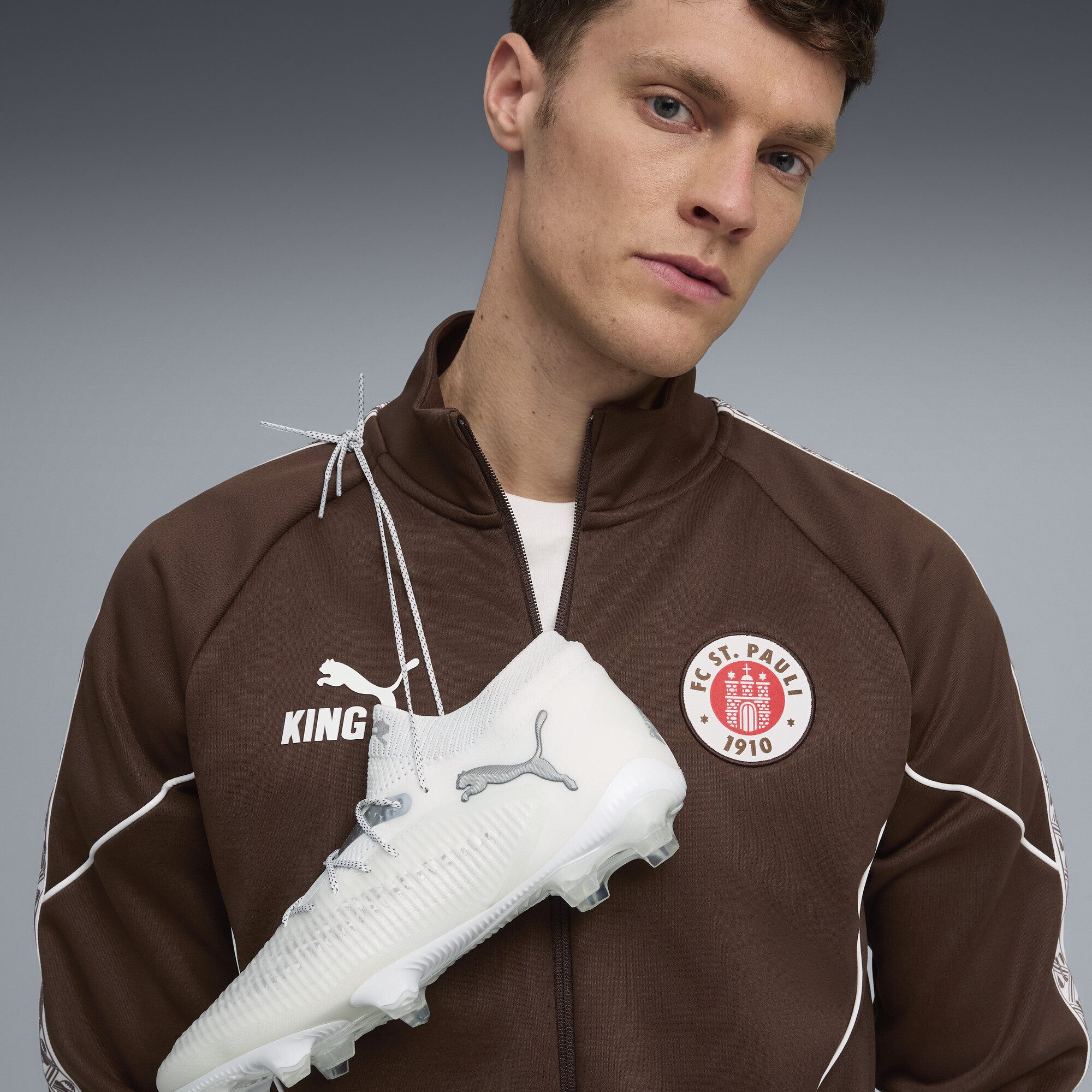 PUMA Sweatjacke FC St. Pauli KING Anthem Jacke Herren