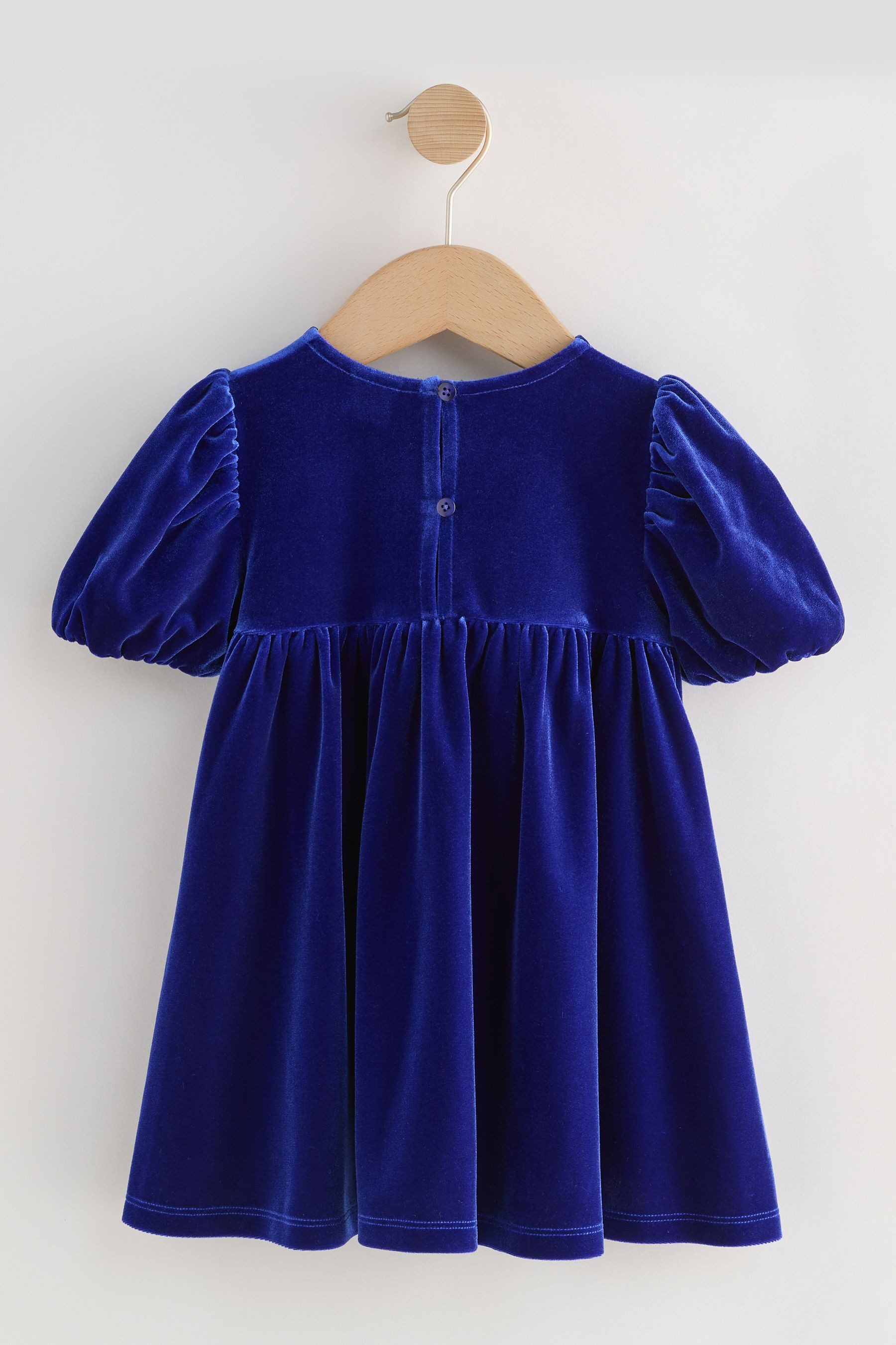 Next Samtkleid Gerüschtes Partykleid aus Samt günstig online kaufen