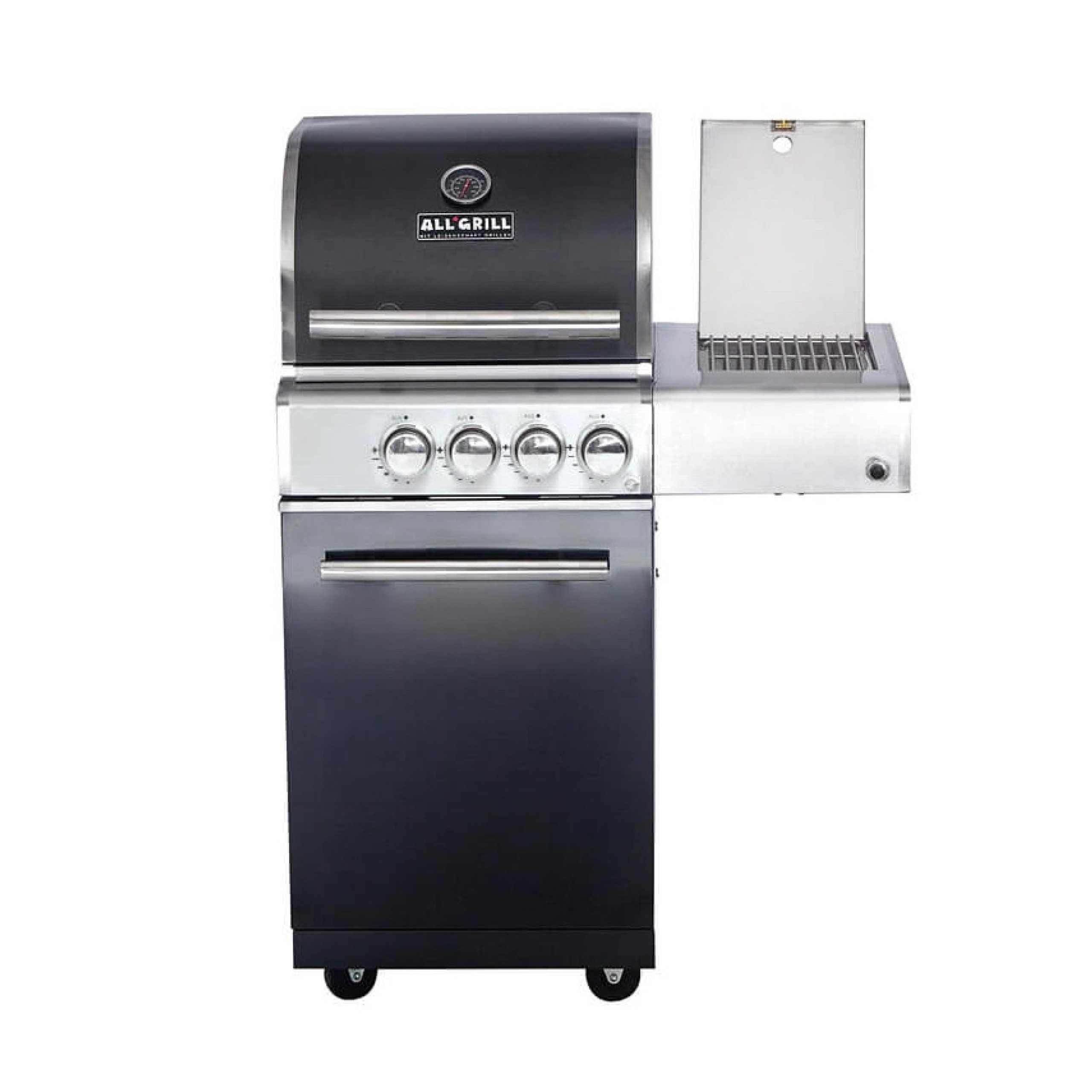 All Grill Gasgrill ALLGRILL Gasgrill CHEF S BLACK Modular Grundmodell 2 Brenner
