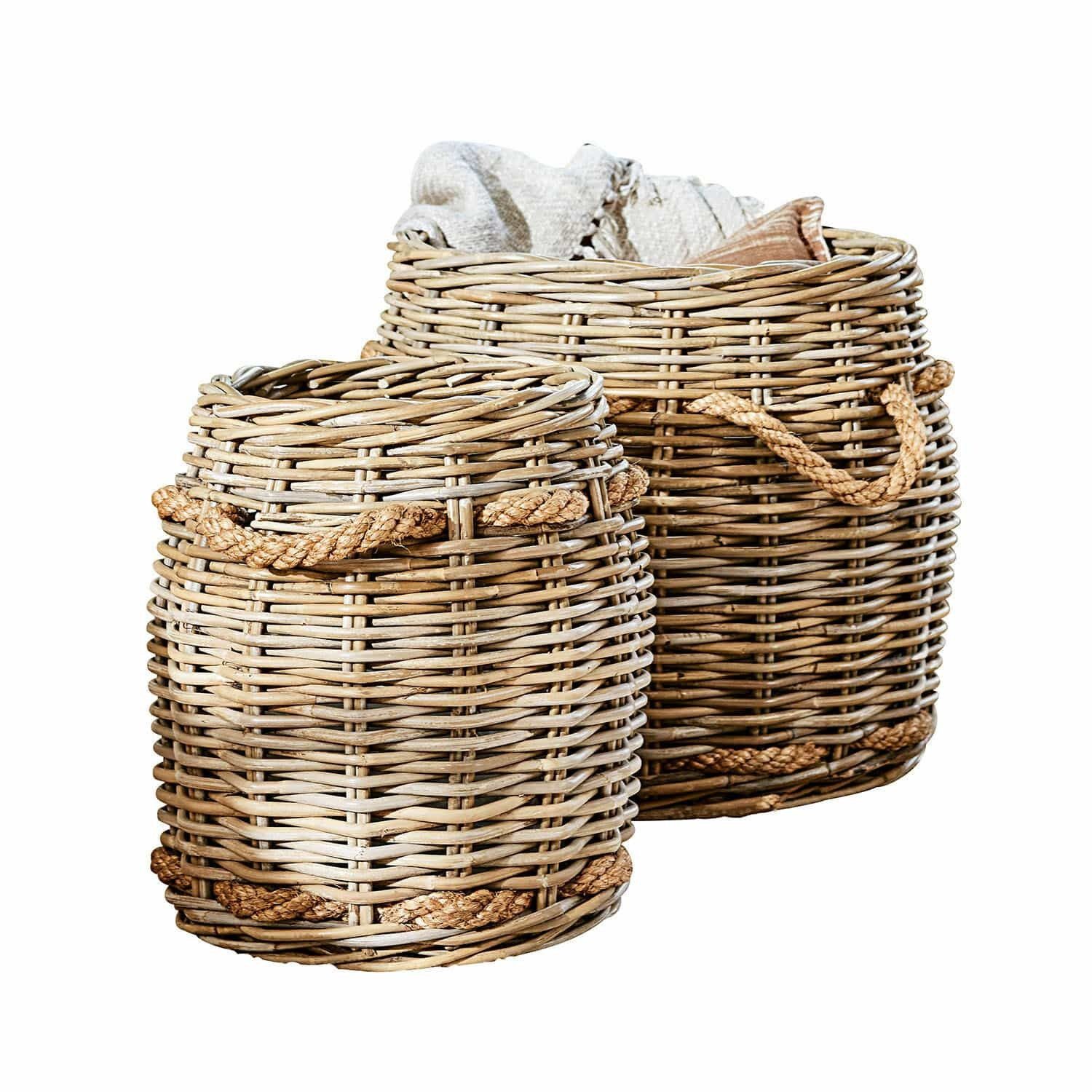Mirabeau Dekokorb Korb 2er Set Tauri braun (2er Set, 2er Set)