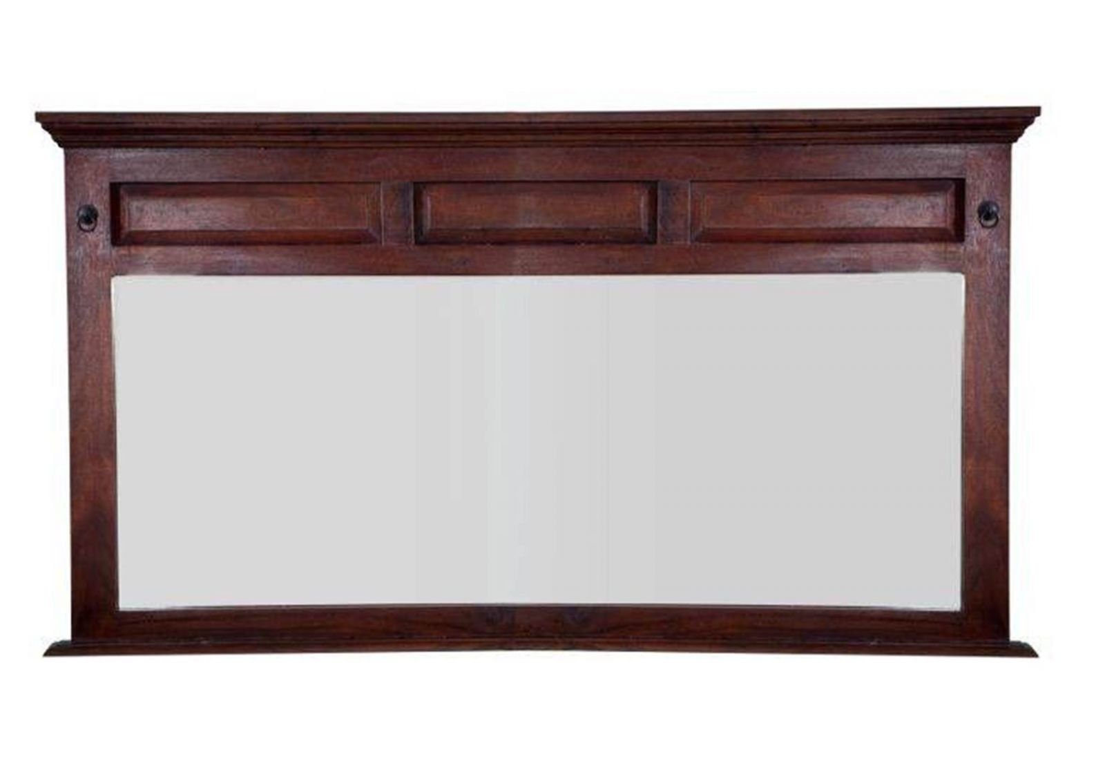 Massivmoebel24 Зеркало (1-St., Зеркало Akazie 160x7x87 nougat lackiert OXFORD #405)