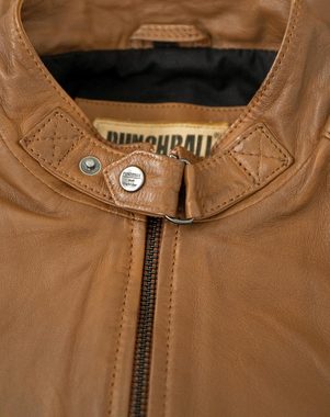 PUNCHBALL Lederjacke Lady-103 Echtleder Damen Lederjacke Lammnappa cognac