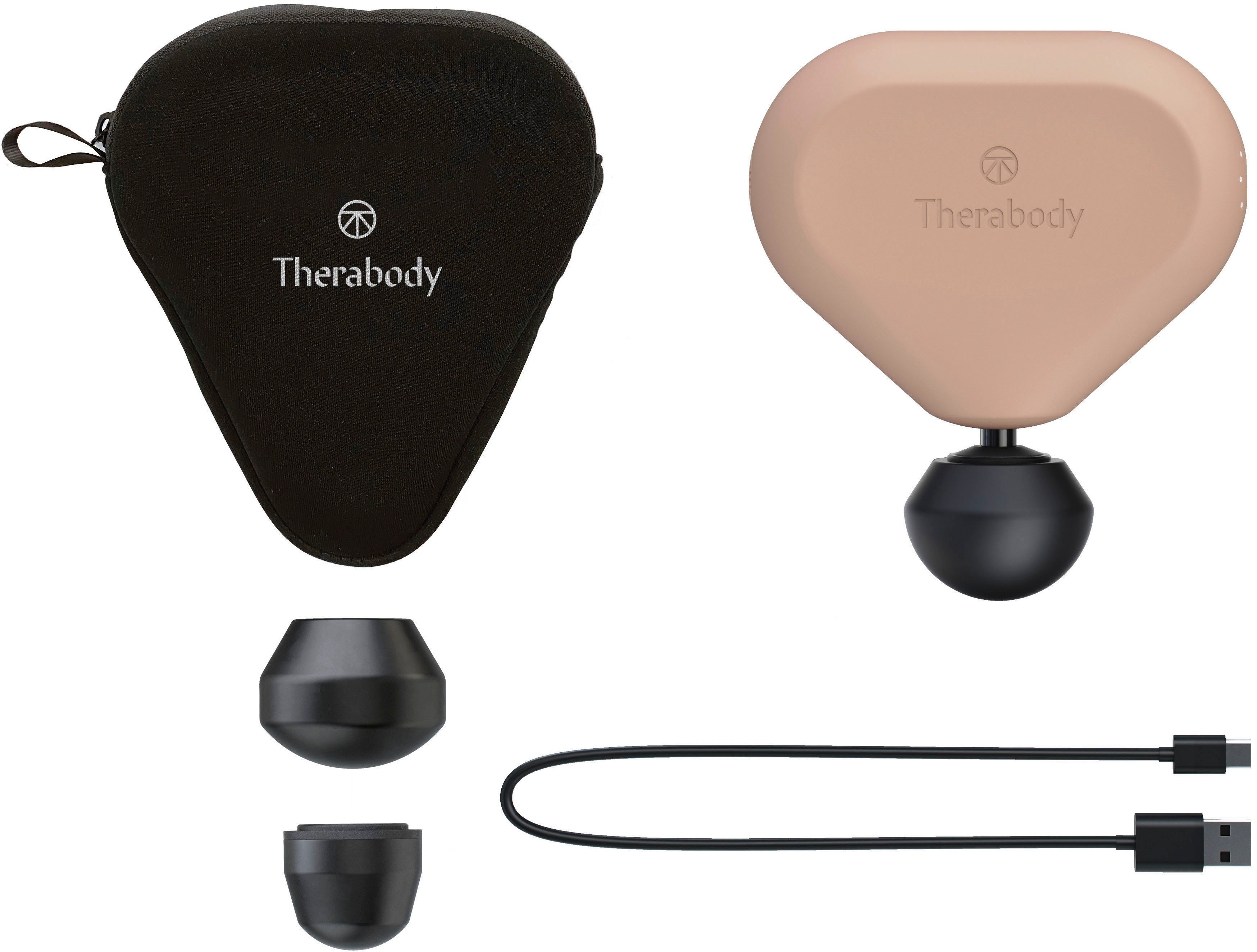 Therabody Massagepistole Theragun Mini 2.0, portabel, Licht & App-Steuerung, Schmerzlinderung, Erholung, Stressreduktion