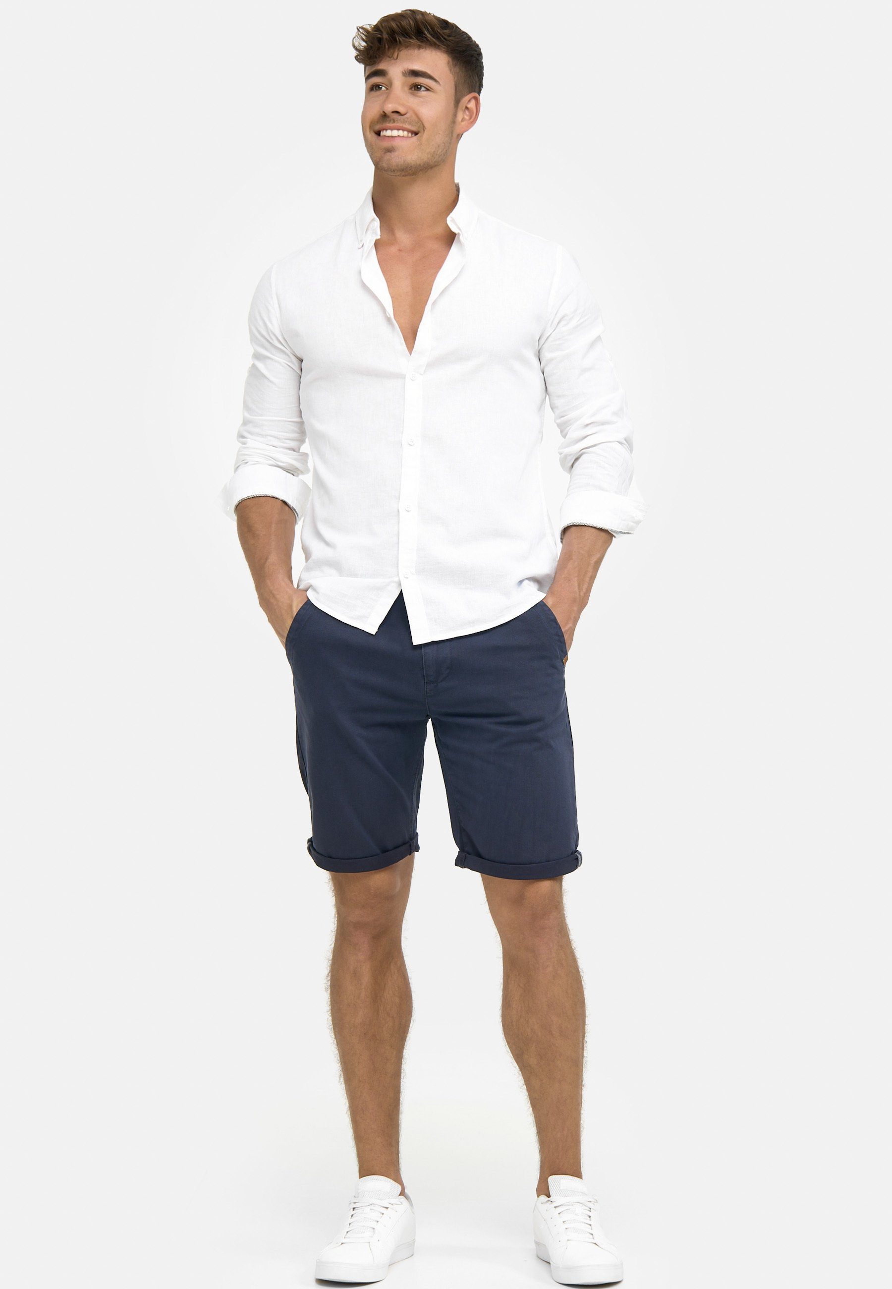 INDICODE Chinoshorts Herren Cuba Chino Shorts Herrenshorts aus Baumwollgemisch – Bild 5 von 5