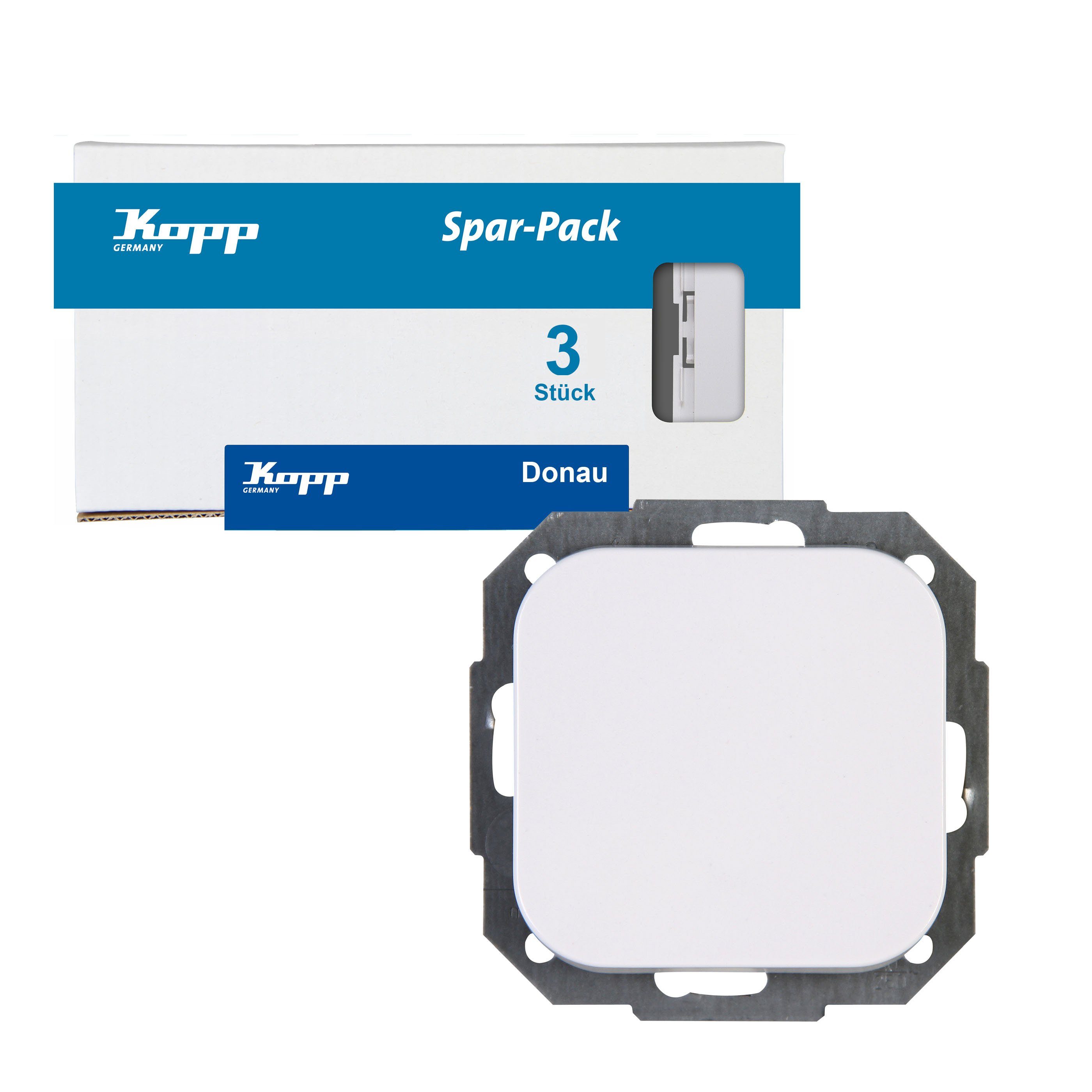 Kopp Schalter Donau 3-St) (Spar-Set