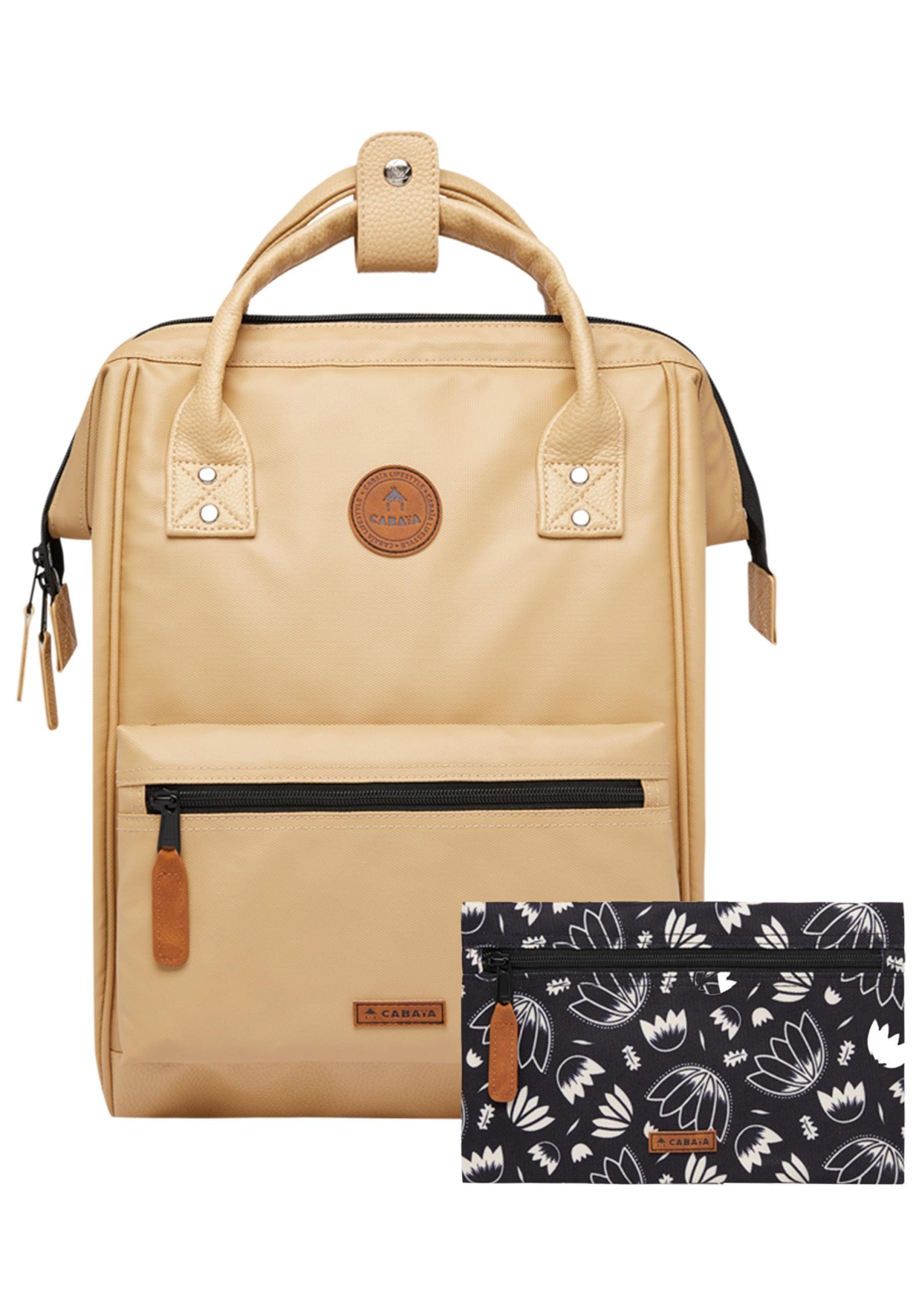 CABAIA Tagesrucksack Adventurer M Waterproof Recycled (3-tlg), wasserdichter Cityrucksack