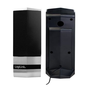LogiLink SP0026 Aktivlautsprecher 2.0 Stereo 2,0 Stereo PC-Lautsprecher (2.4 W, Aktivlautsprecher, Stereo, Stromversorgung über USB, 3,5mm Klinkenstecker, für PC, Notebook, Konsole und MP3 Player)
