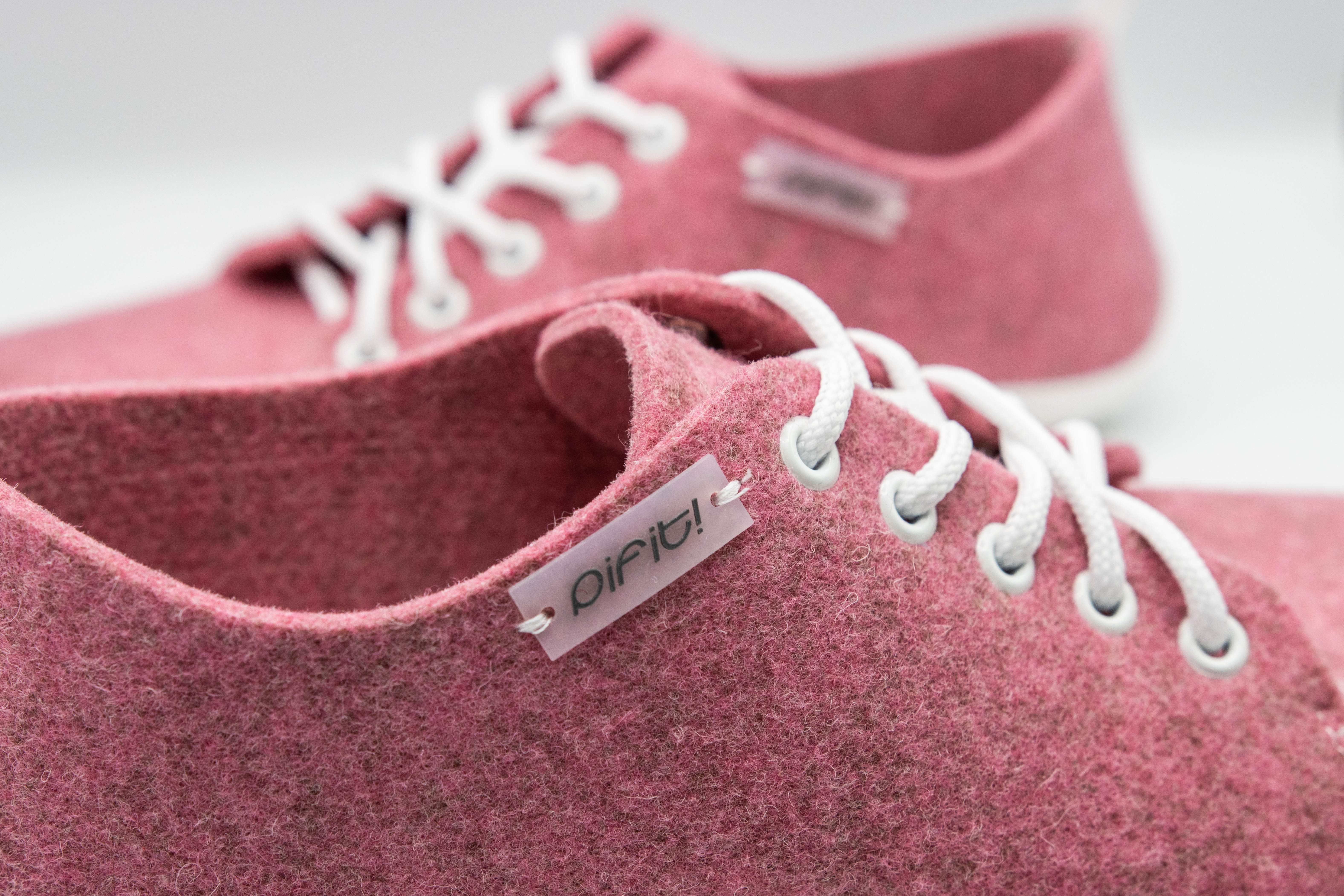 pifit! Sneaker "all day" aus hochwertigem Filz, 32000-5, rosa Barfußschuh