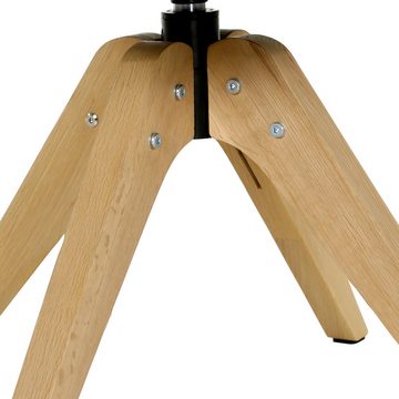 Lomadox Essgruppe TARRAS-123, (Spar-Set, 5-tlg), Esszimmer Sitzgruppe 200cm Massivholz Tisch Stühle grau Drehfunktion