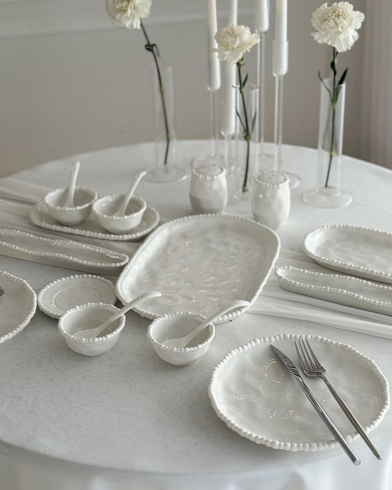 EKA Frühstücks-Set Pearly White Breakfastset 31-Teilig (31-tlg)