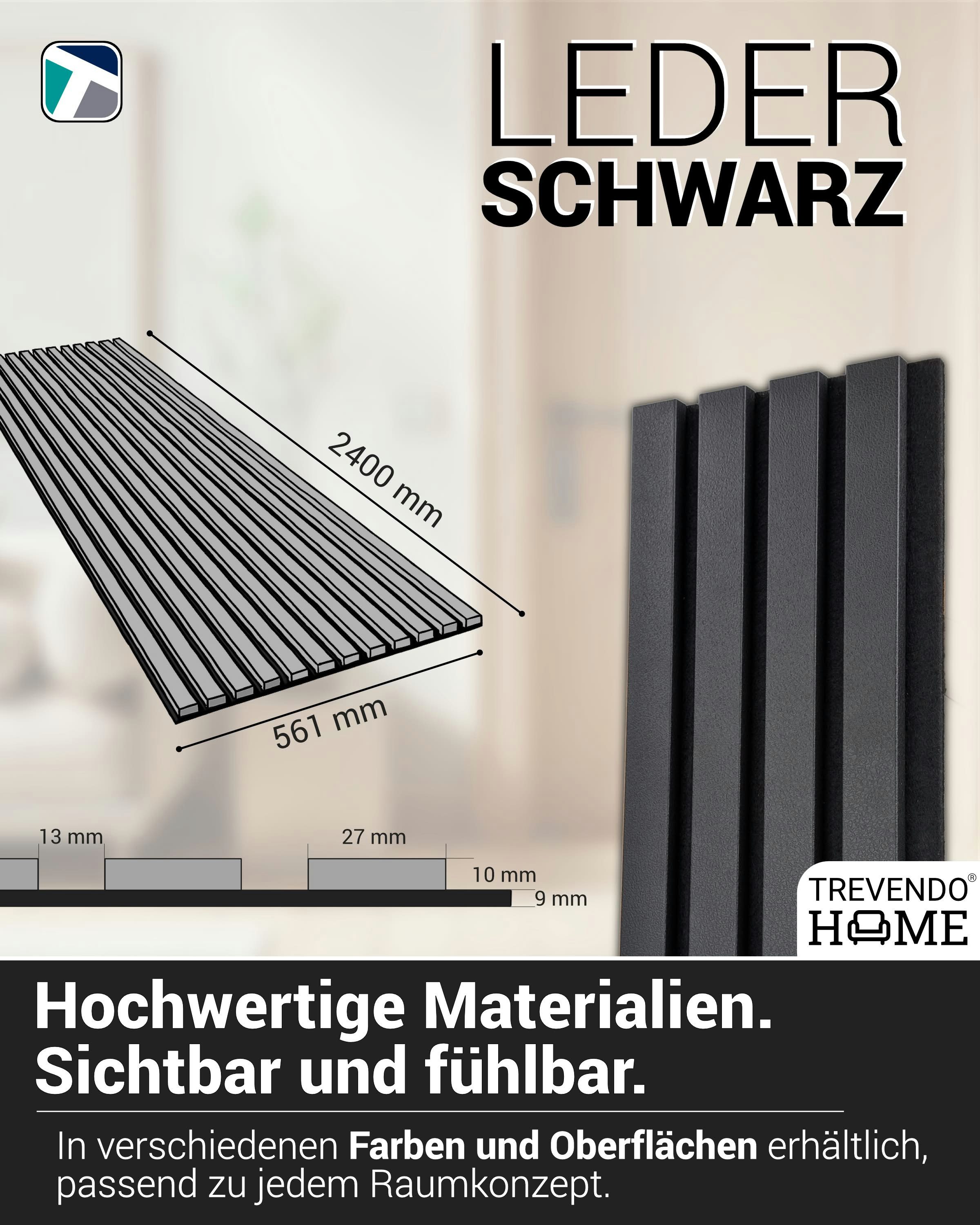 Kosche Dekorpaneele Akustikpaneele 19 x 561 x 2400 mm, BxL: 56.1x240 cm, 1.34 qm