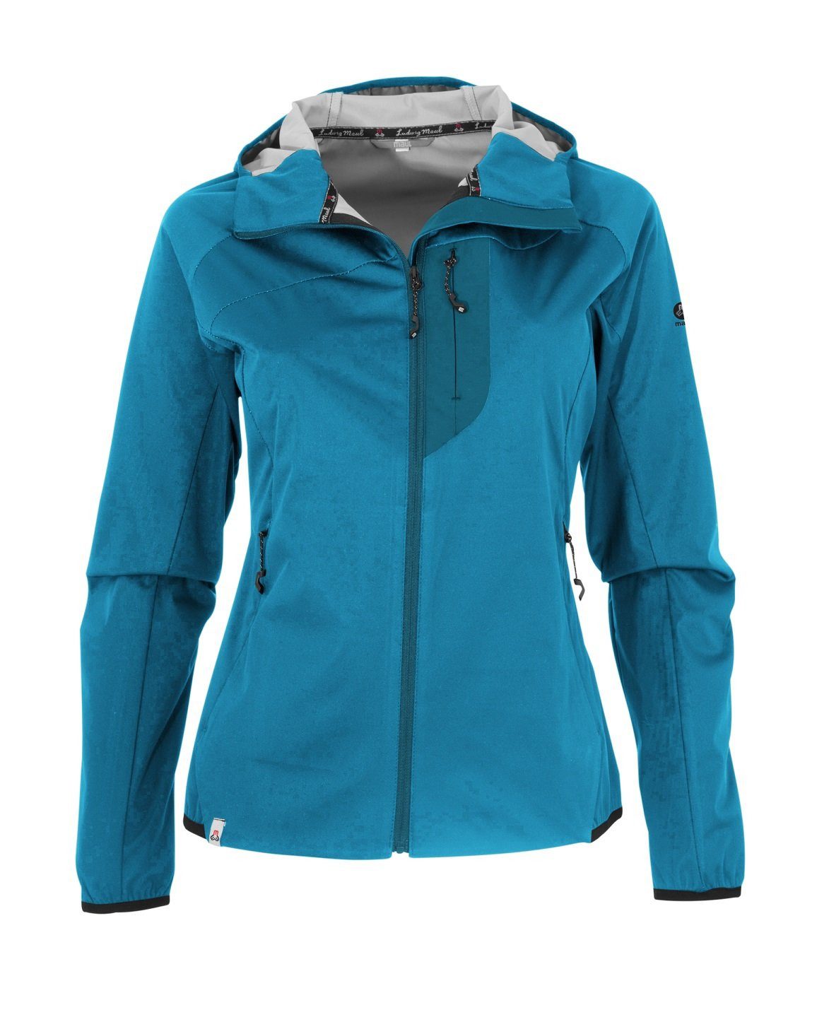 Maul Softshelljacke Wildbarren 3.0 (wind- und wasserdicht) türkisblau Damen