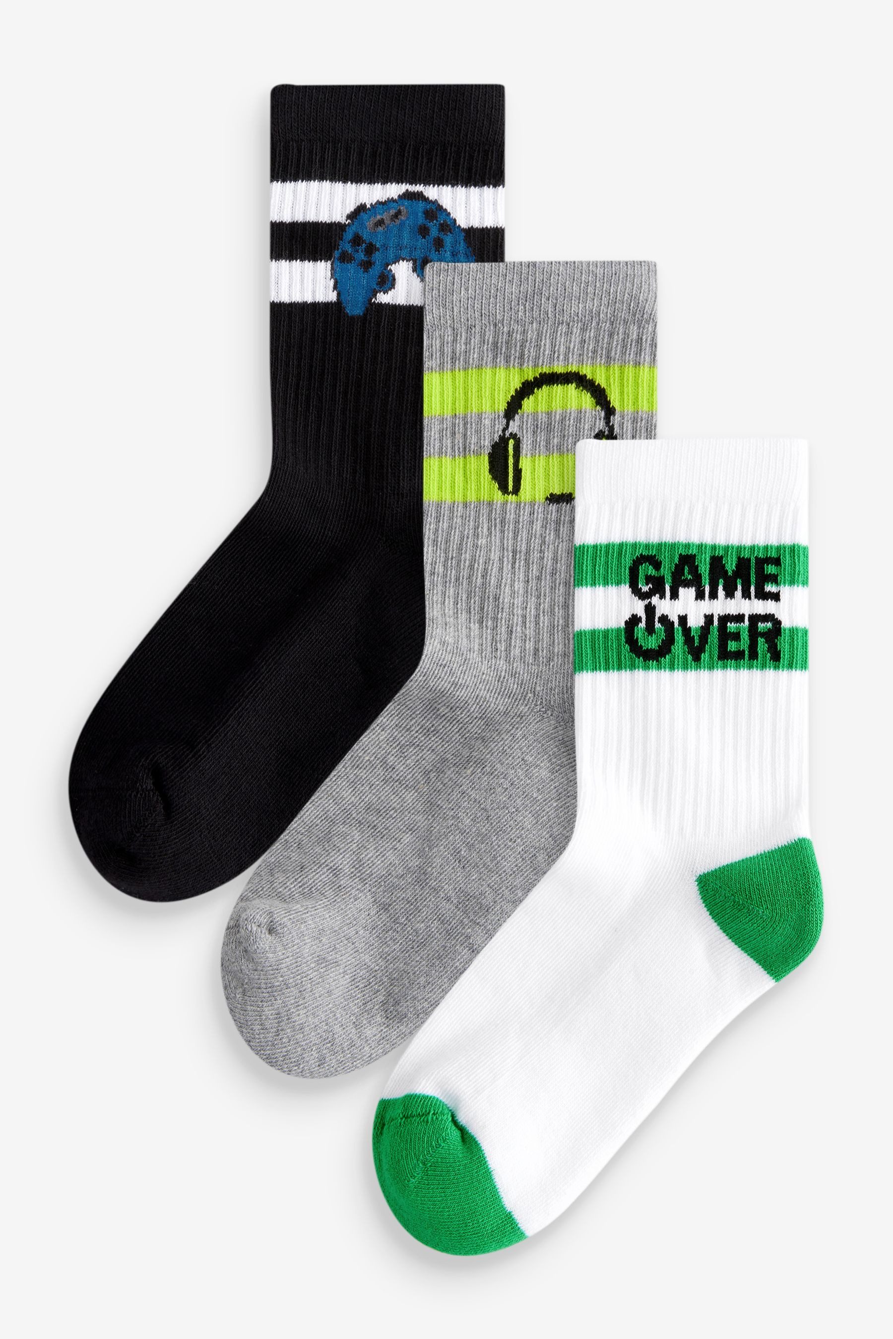 Next Kurzsocken Gerippte Socken im 3er-Pack günstig online kaufen