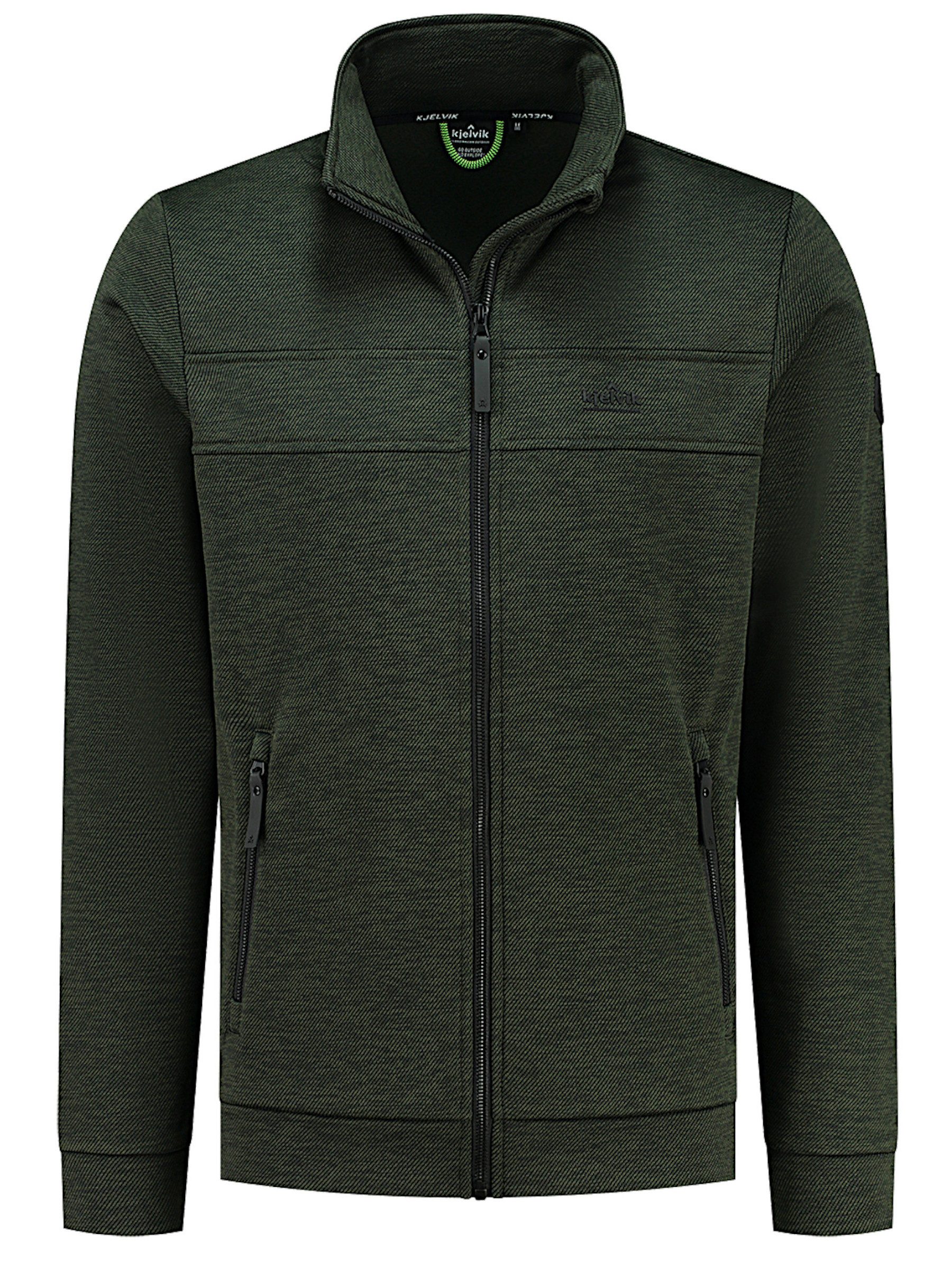 Kjelvik Strickfleecejacke Herren Jacke Wilco Fleecejacke Strickfleece mit l günstig online kaufen