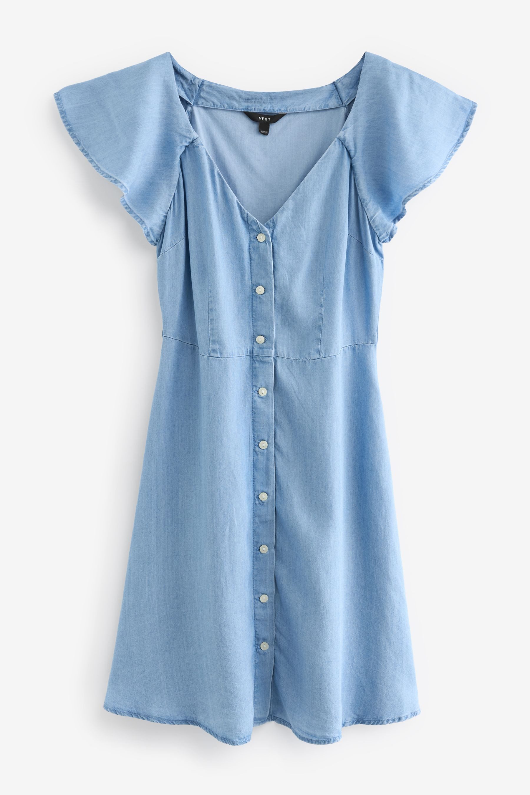 NEXT Minikleid Lyocell Denim-Minikleid 1-tlg mehr