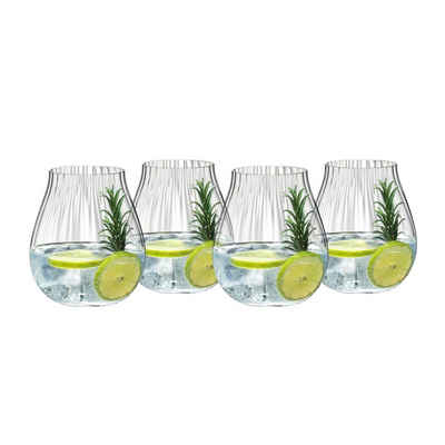 RIEDEL Glas Longdrinkglas »O Gin Optical 4er Set«, Kristallglas