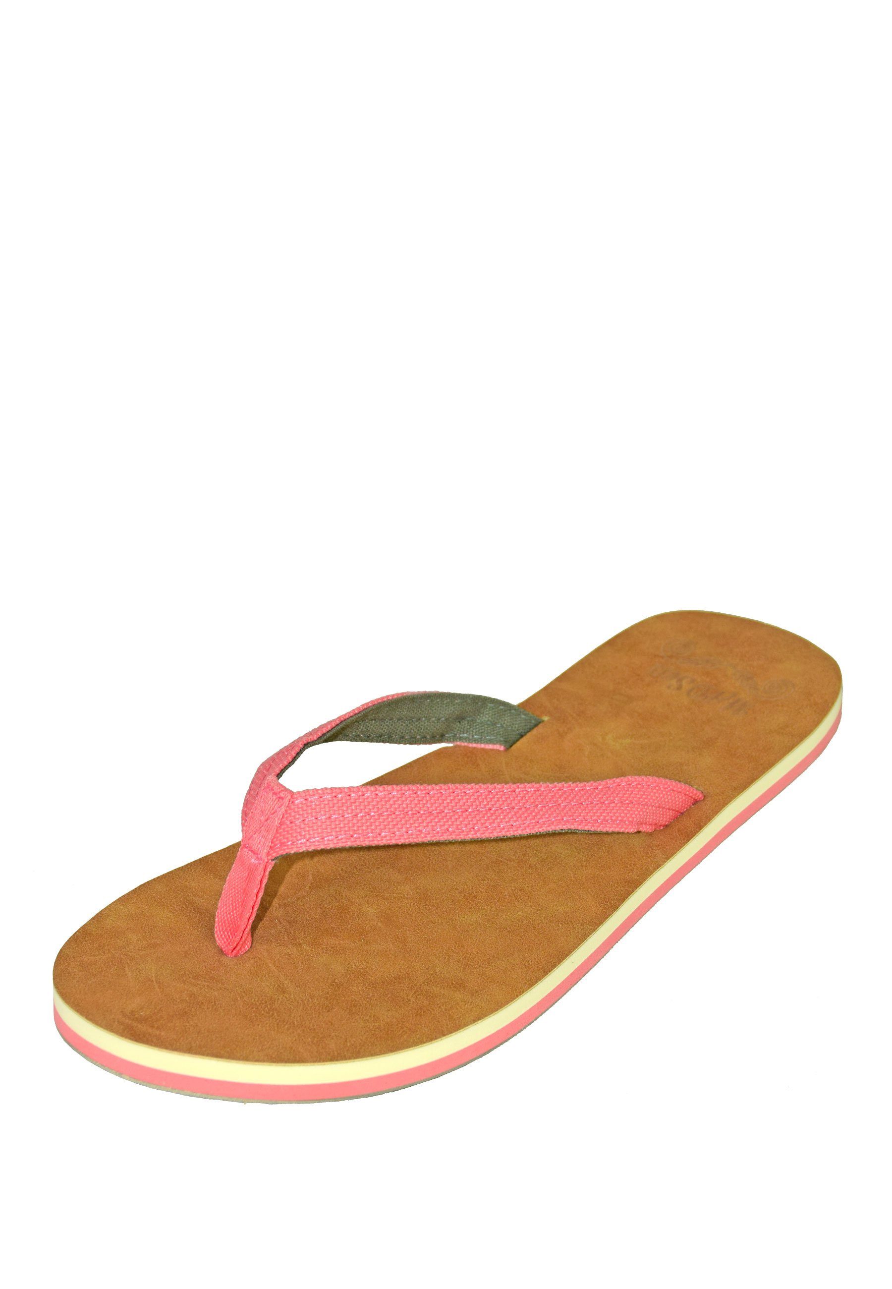 MADSea Tropical Badepantolette bequemer leichter Zehentrenner günstig online kaufen