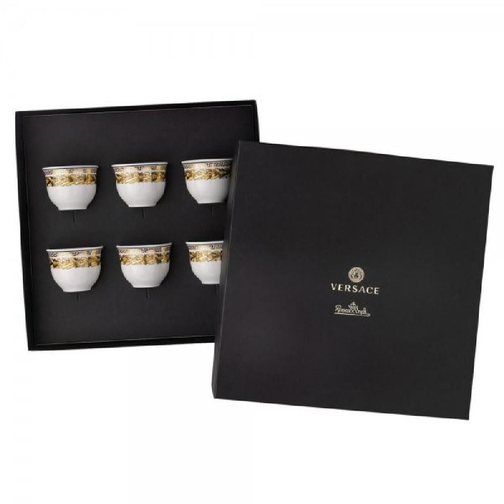Versace Tasse by Rosenthal Becher ohne Henkel Virtus Gala White (6-teilig)