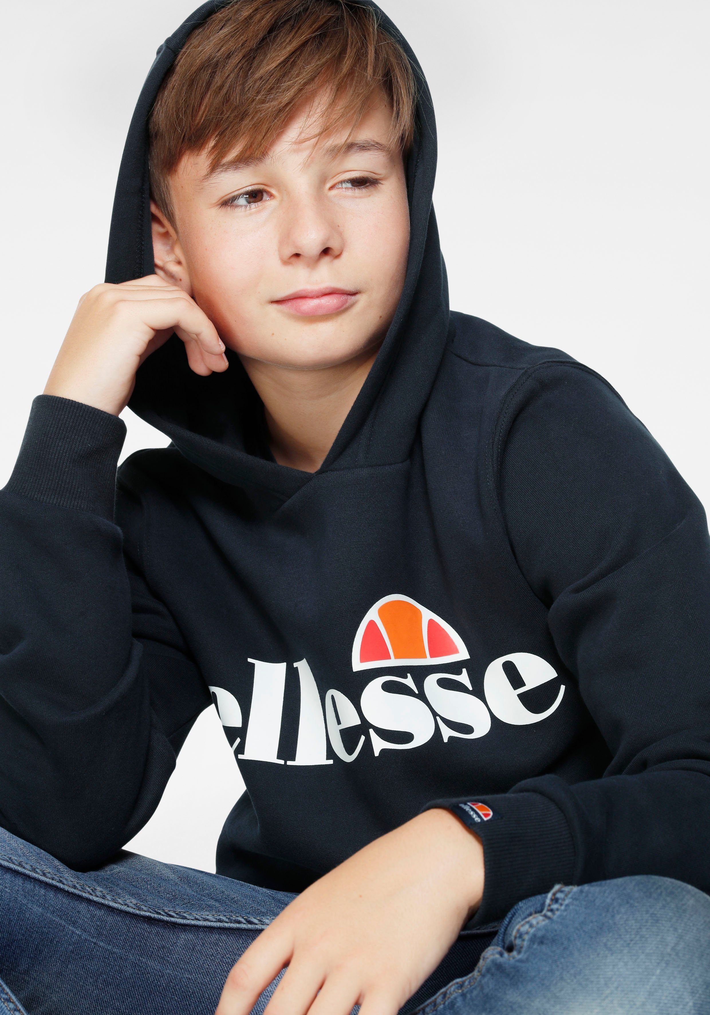 Ellesse Kapuzensweatshirt JERO OH HOODY Kinder - JNR marine für