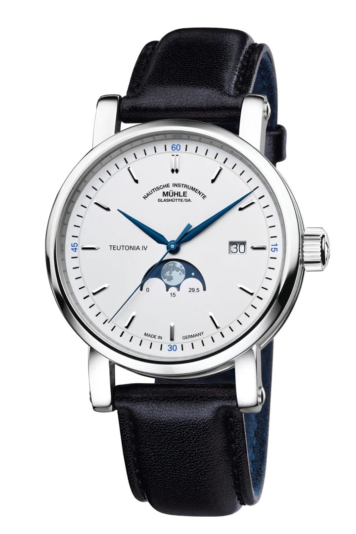 Automatikuhr Herrenuhr Glashütte Automatik Teutonia IV Mondphase