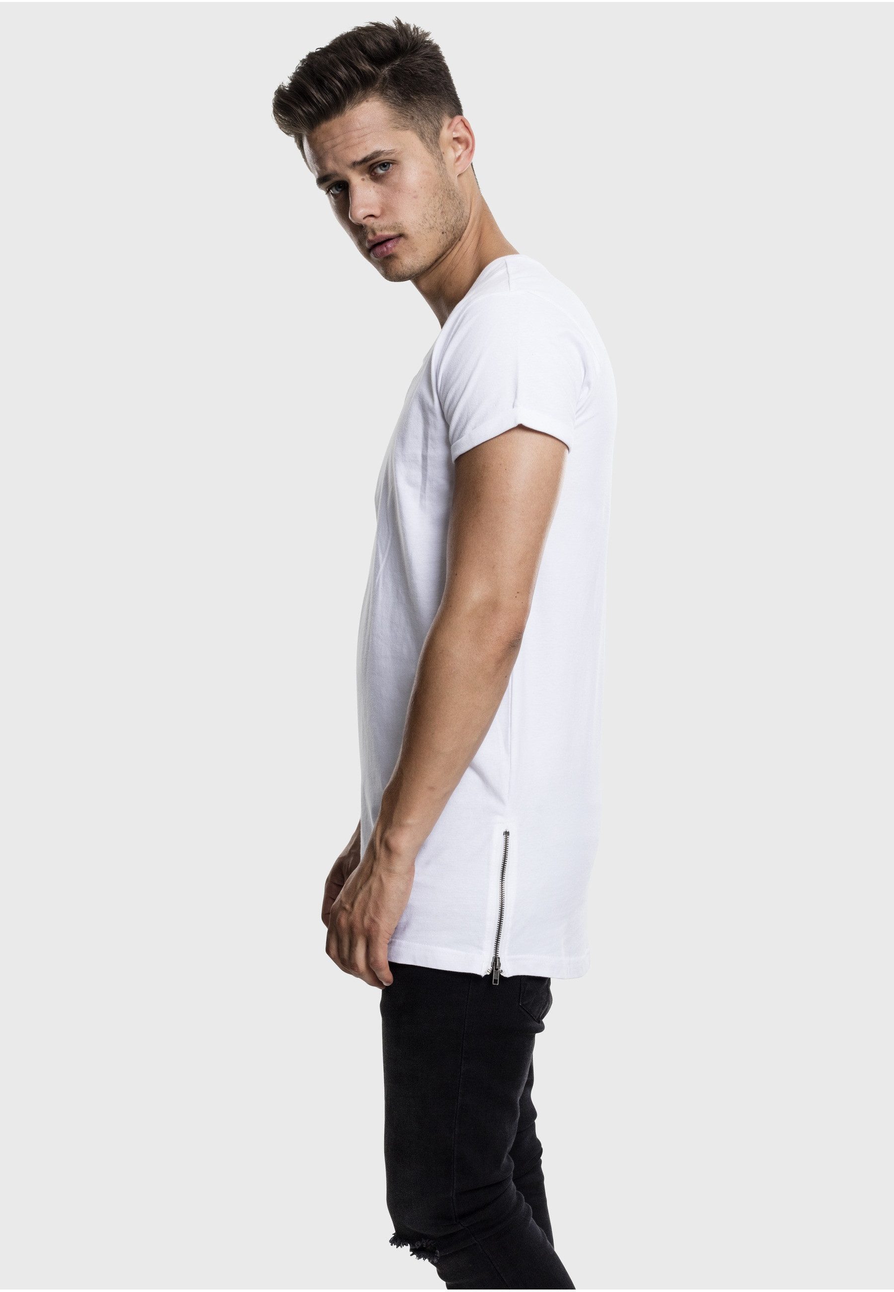 URBAN CLASSICS Longshirt Urban Classics Herren Long Shaped Side Zip Tee (1-tlg) – Bild 4 von 5