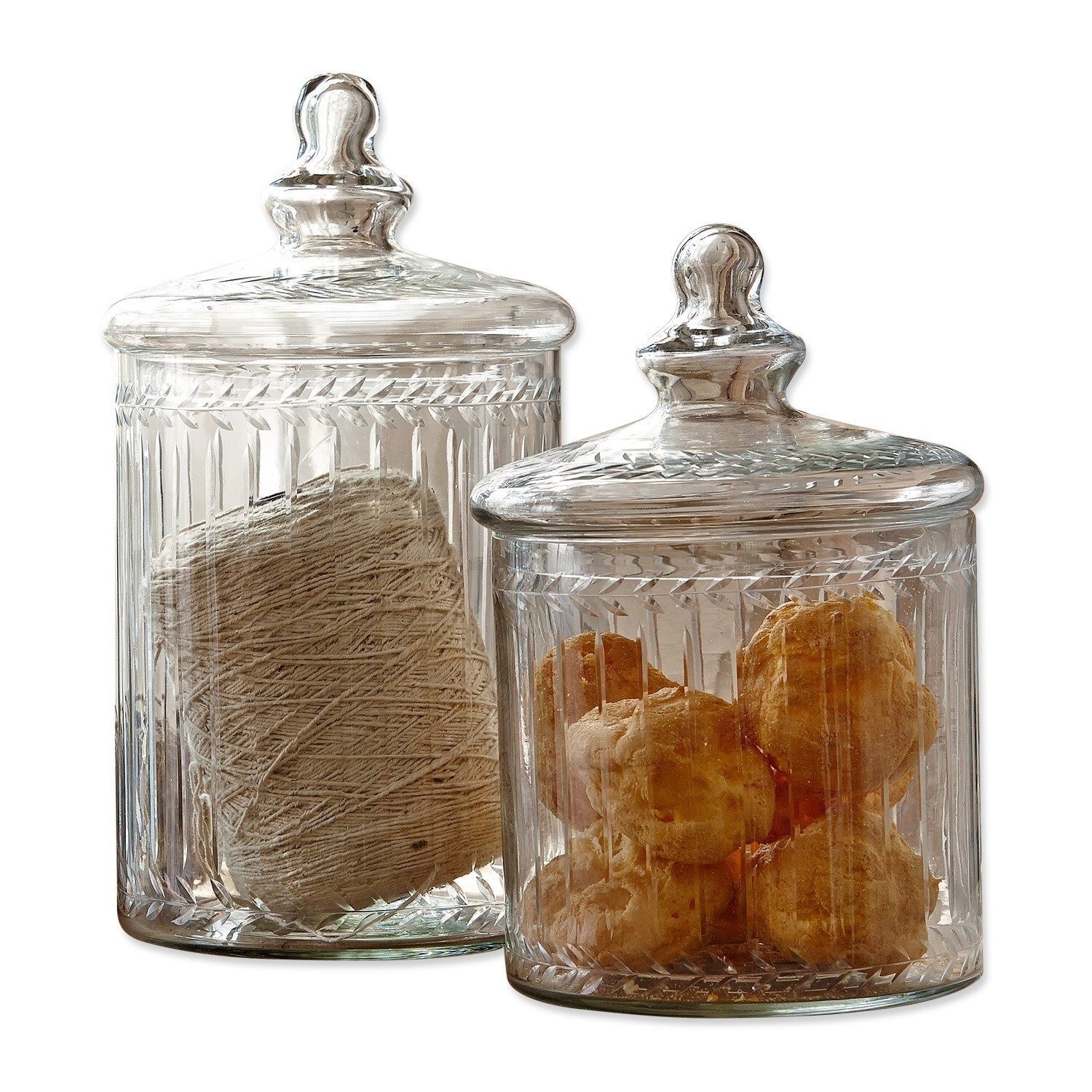 Mirabeau Vorratsdose Glasdose 2er Set Maledisant klar, Glas