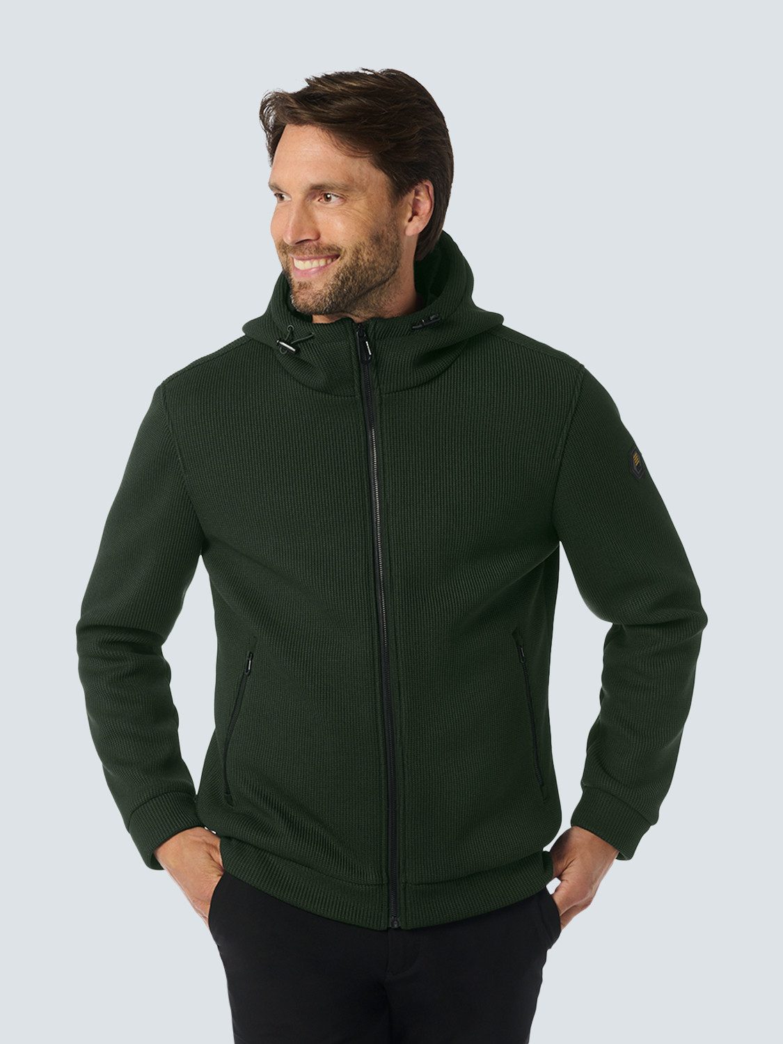 NO EXCESS Softshelljacke No Excess Jacke mit Kapuze