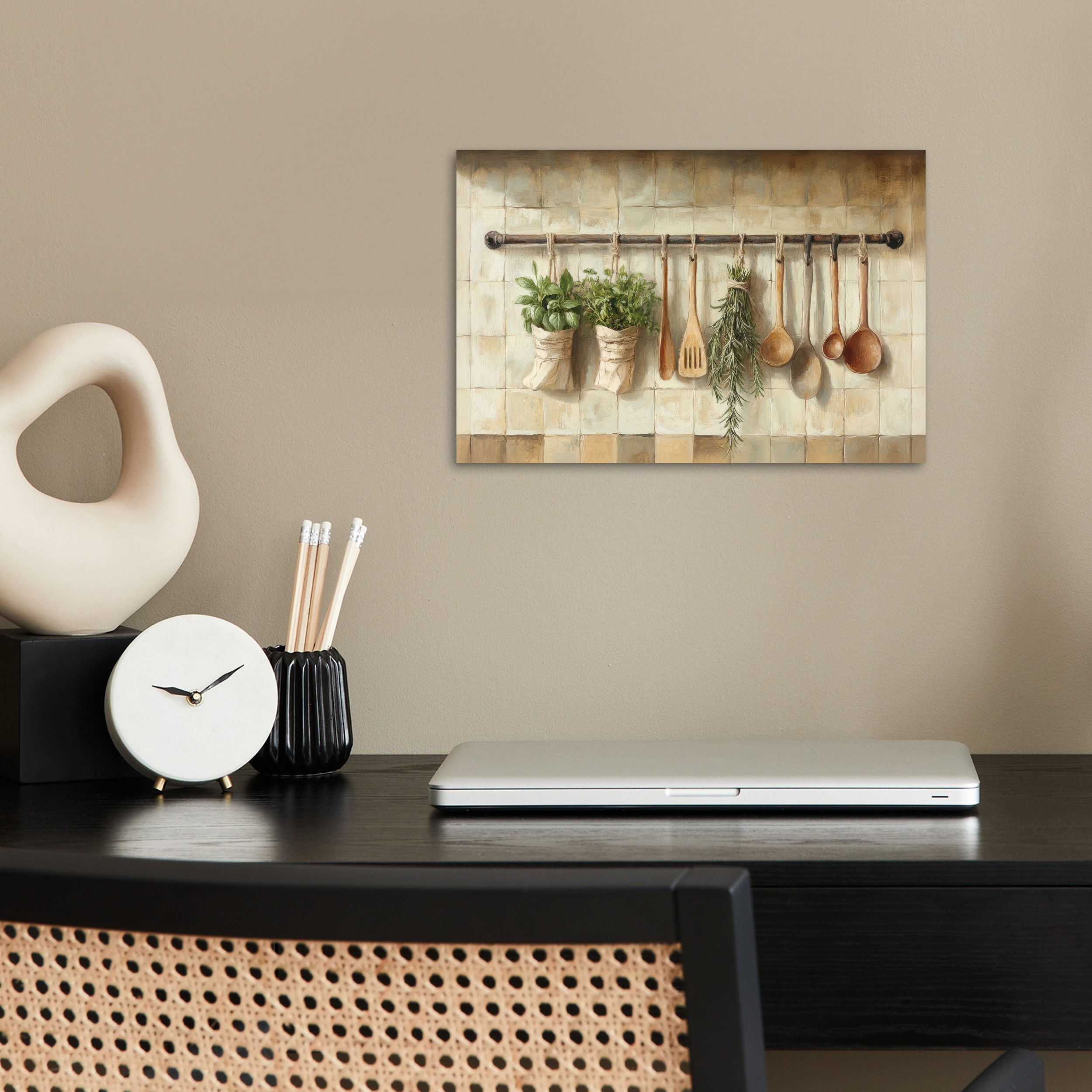 MuchoWow Poster Holz - Küchengeräte - günstig online kaufen