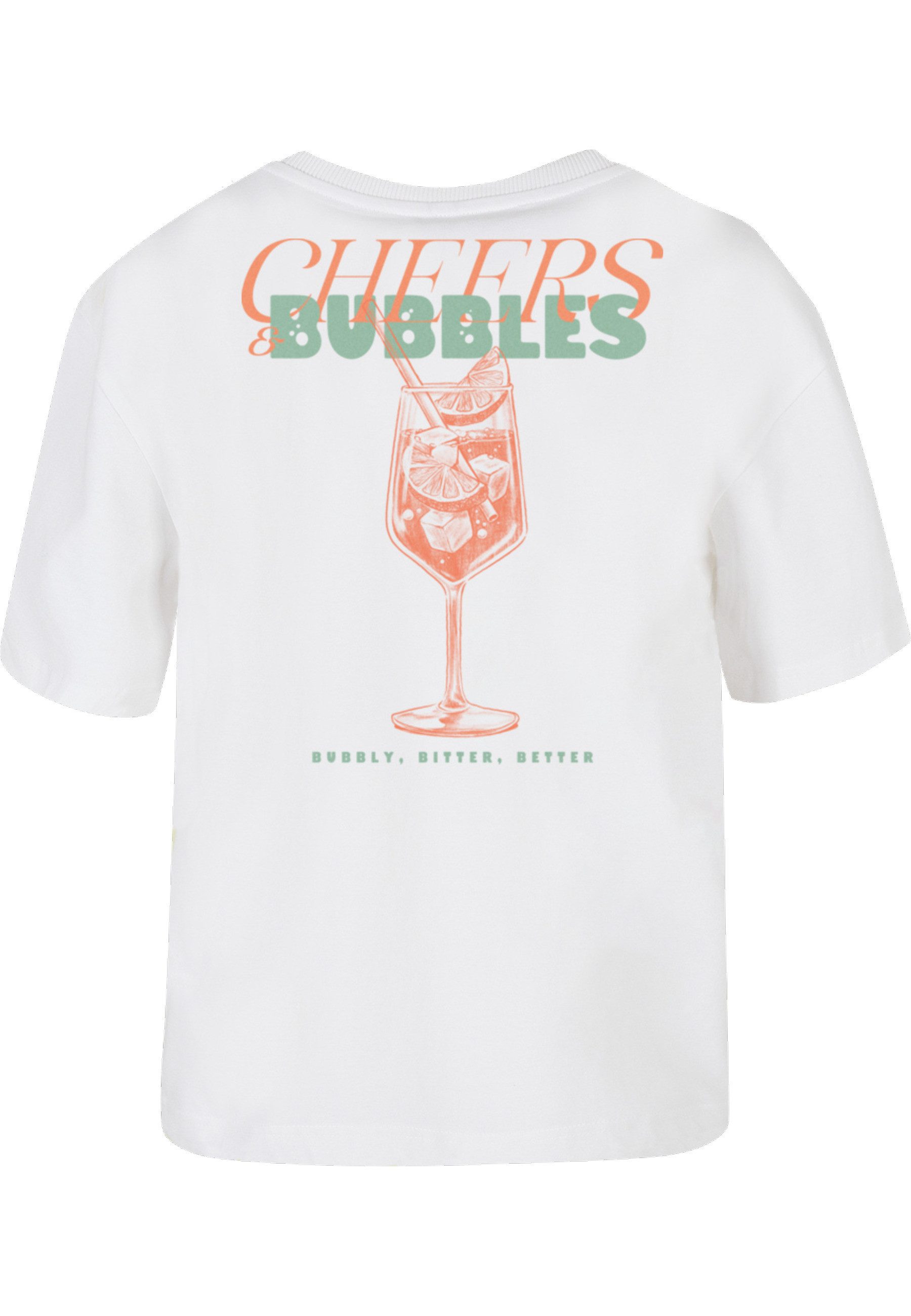 Miss Tee T-Shirt Miss Tee Cheers And Bubbles Tee (1-tlg)