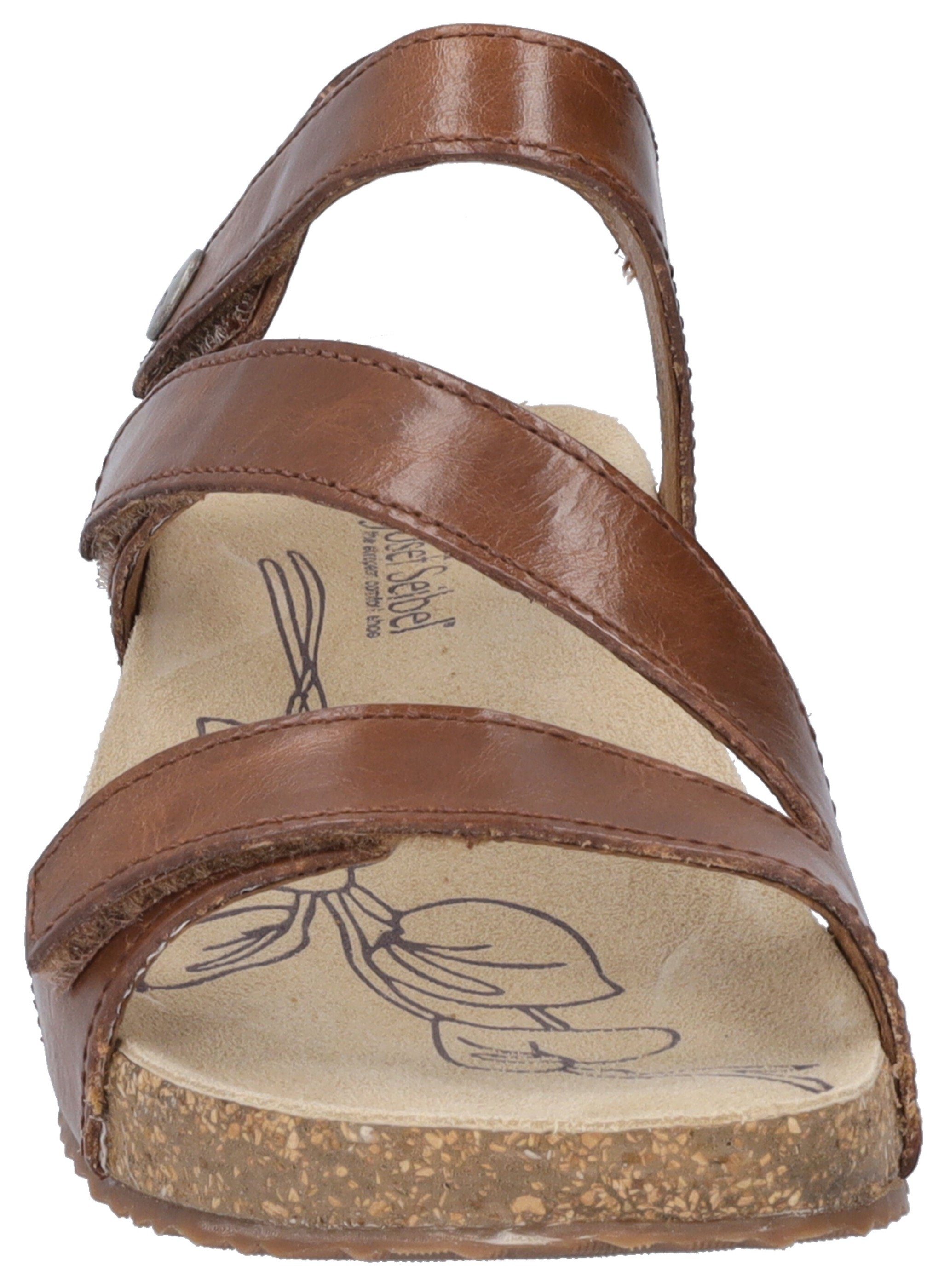 Sandale Seibel praktischen TONGA 25 Klettverschlüssen Josef camelfarben mit
