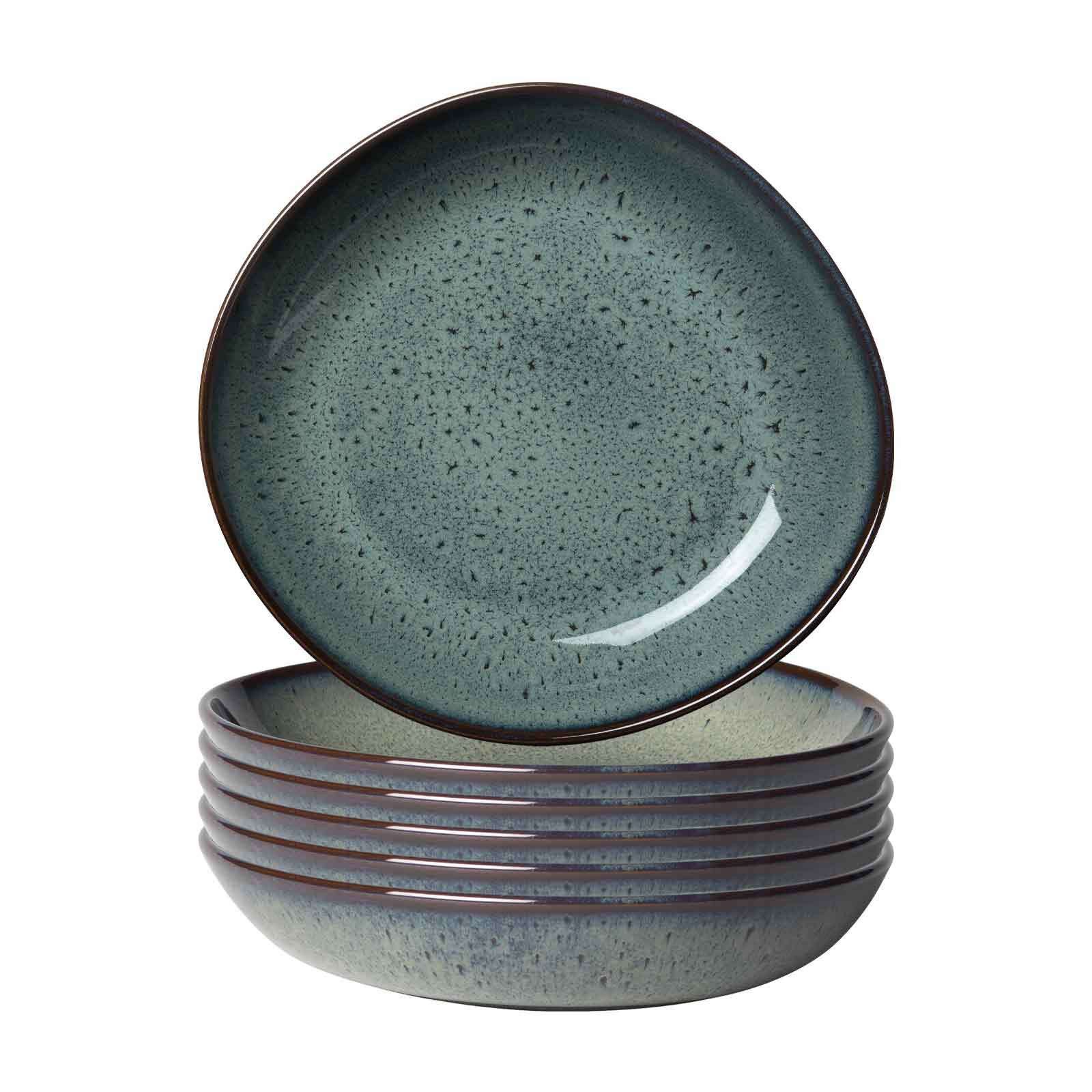 like. by Villeroy & Boch Schale Lave Schalen ø 21 cm 6er Set, Steingut, (6 Schalen, 6-tlg)