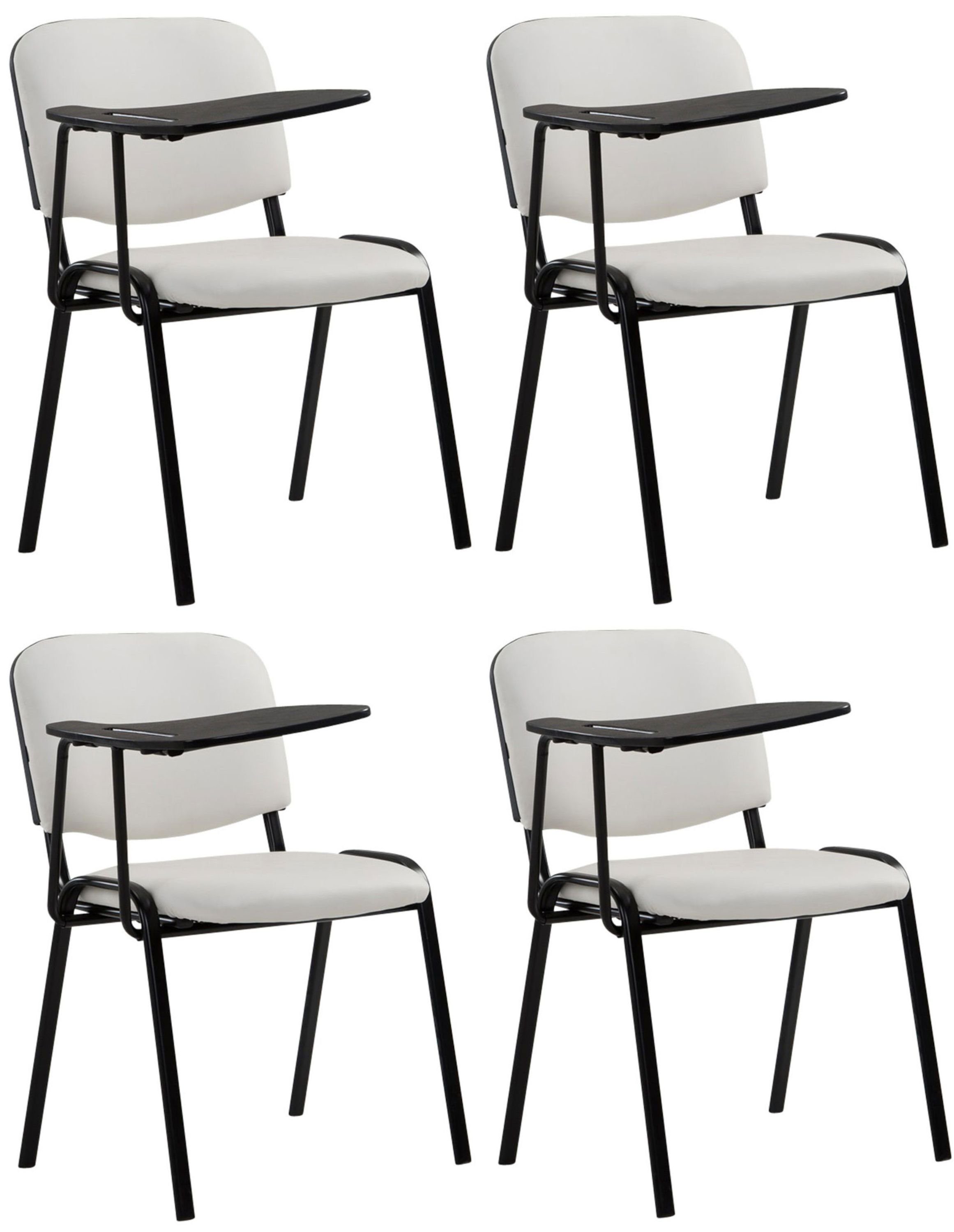 CLP Besucherstuhl Ken (4er Set), Kunstleder-Bezug, günstig online kaufen