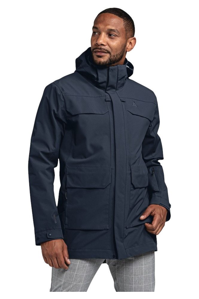 Schöffel Funktionsjacke Trekking-Wanderjacke Geneva (Sommer, wasser-winddicht) navyblau Herren