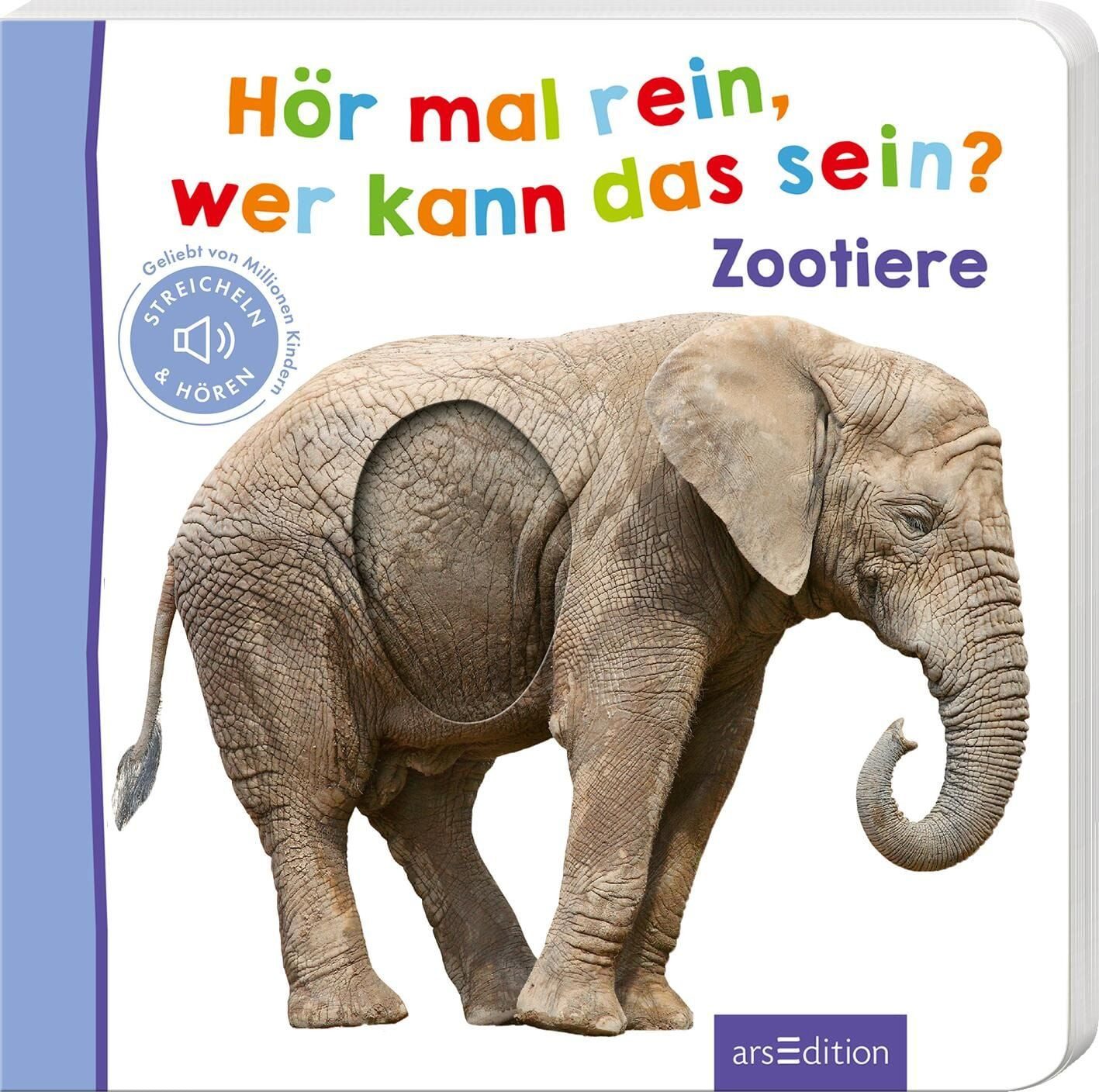 Hör mal rein, wer kann das sein? – Zootiere / diverse, Streicheln und hören