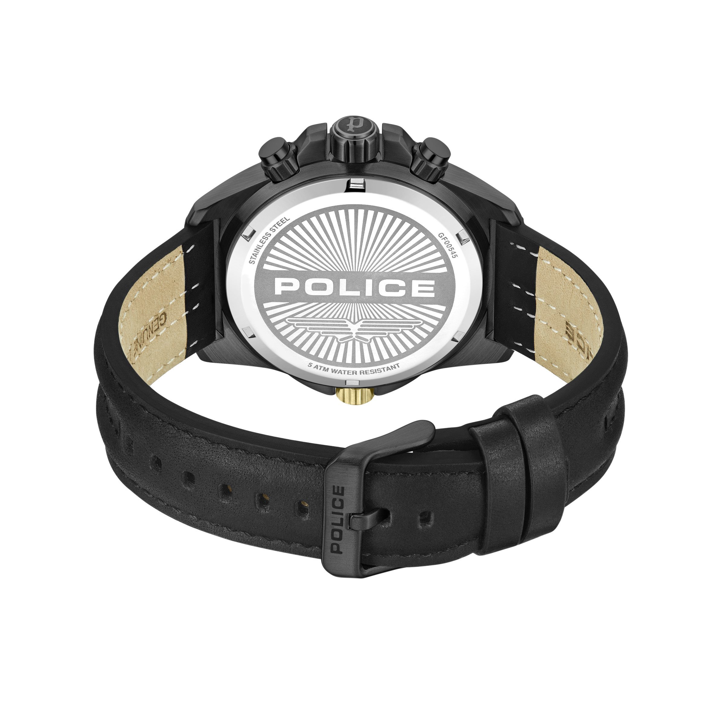 Police Quarzuhr Quarzuhr Herrenuhr 46 Quarz Herren