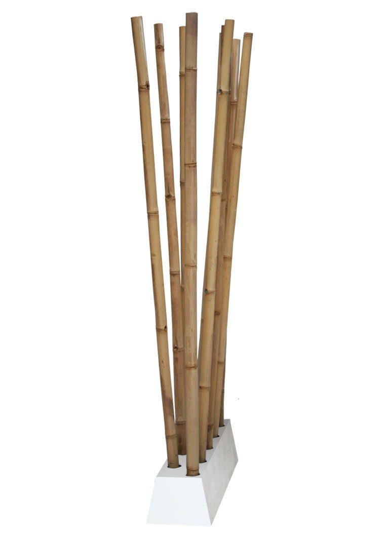 LioLiving Bambus Raumteiler natur/weiss Wanddekoobjekt LIO (400106)