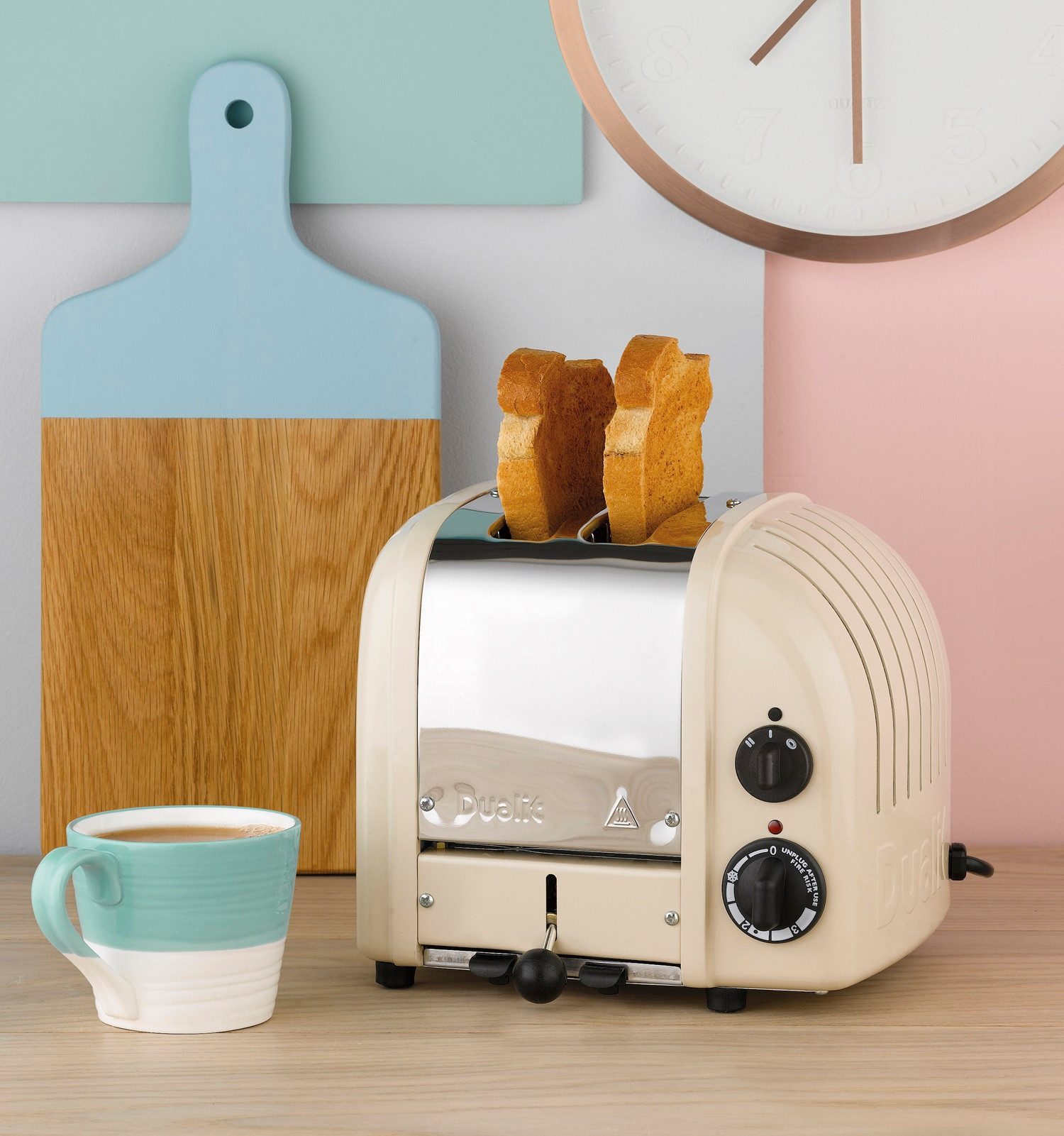 Dualit Toaster Dualit Paket 1, 2er Toaster mit Brötchenaufsatz