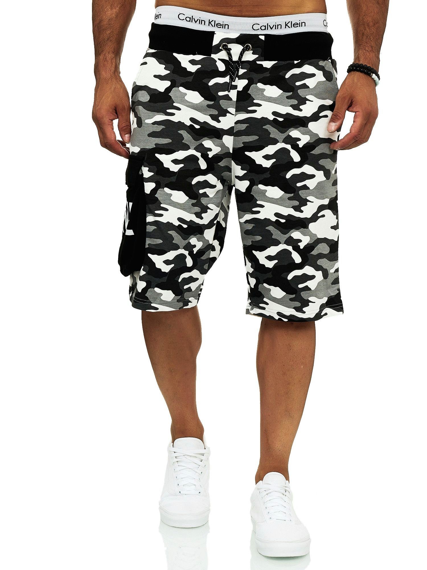 OneRedox Shorts »12141C« (Kurze Hose Bermudas Sweatpants, 1-tlg., im  modischem Design) Fitness Freizeit Casual online kaufen | OTTO
