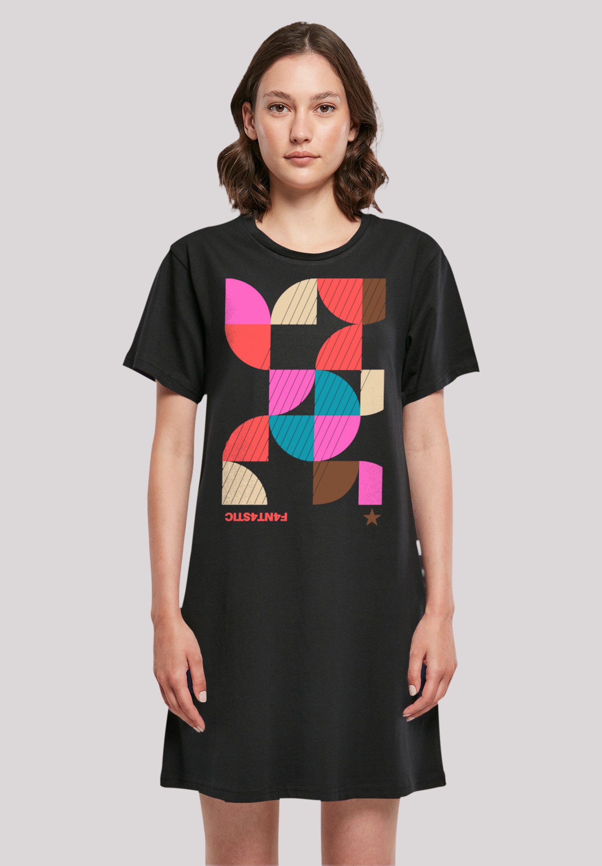 F4NT4STIC Shirtkleid Abstrakt Damen T-Shirt Kleid