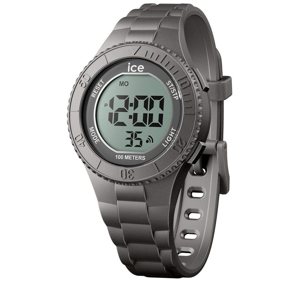 ice-watch Digitaluhr Ice-Watch Kinder Uhr ICE digit 021610 Anthracite metallic small, (1-tlg)