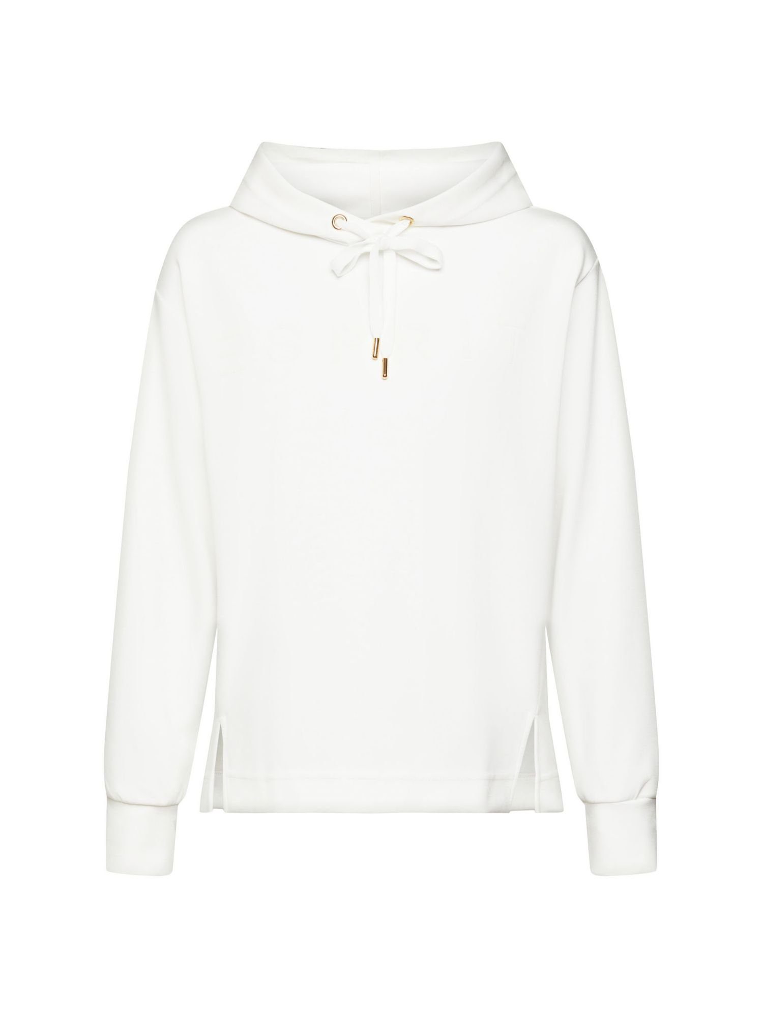 Esprit Collection Sweatshirt Logo-Hoodie aus Modalmix (1-tlg) OFF WHITE
