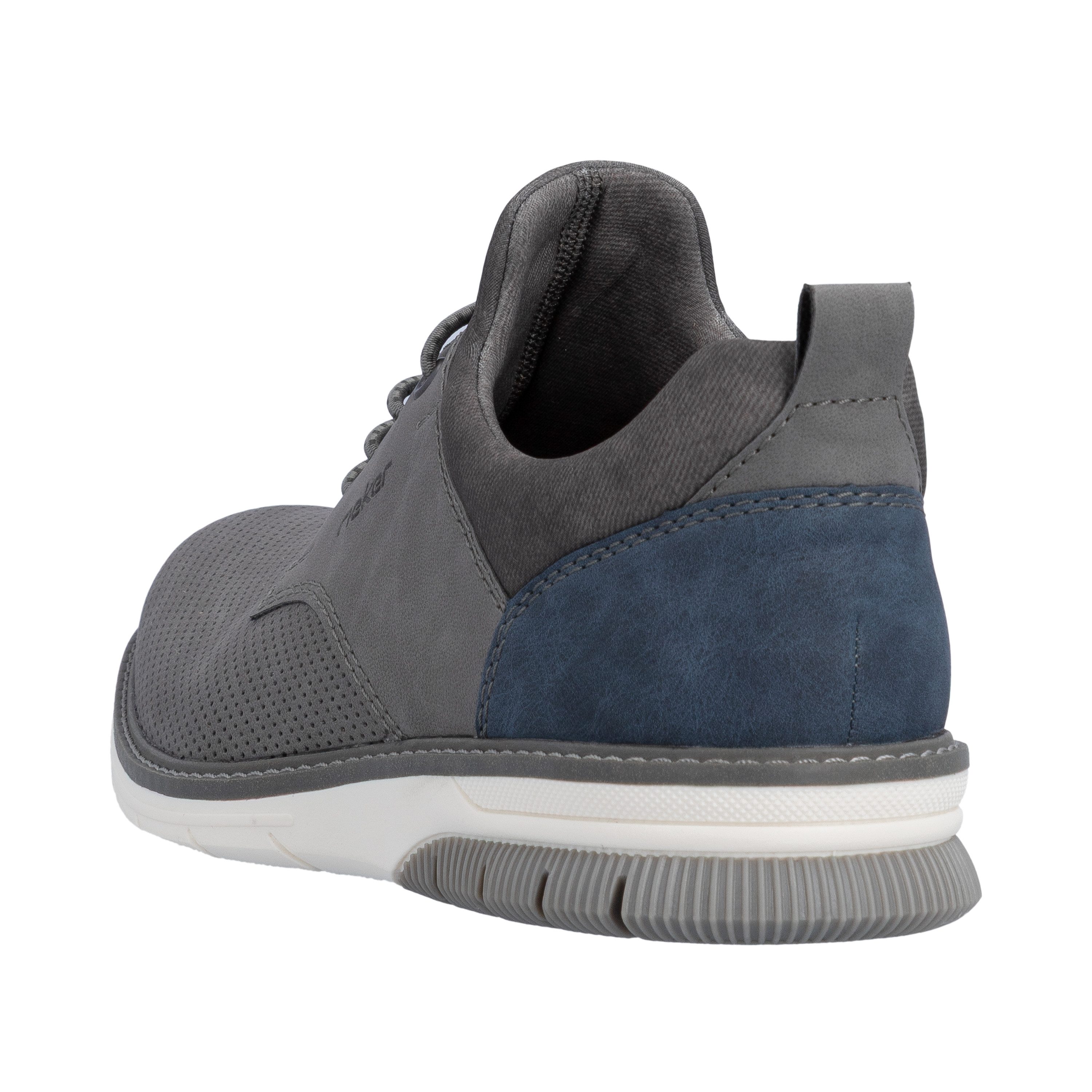 Rieker Slip-On Sneaker Schlupfschuh, Halbschuh, Freizeitschuh mit Prägung