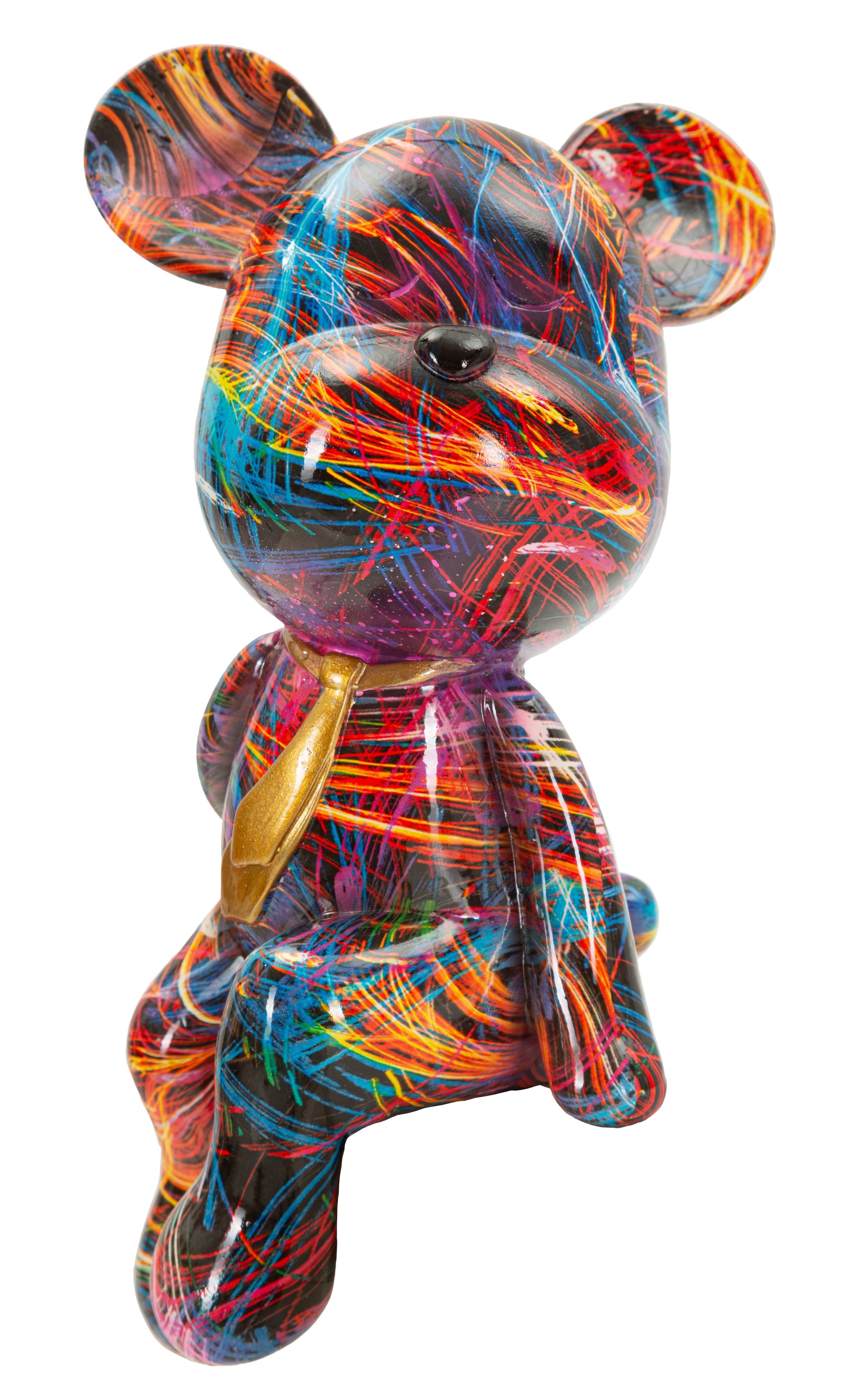 MF Comicfigur Dekofigur Psycoro Streetart Bär modern bunt Höhe 23,5cm (1 St)